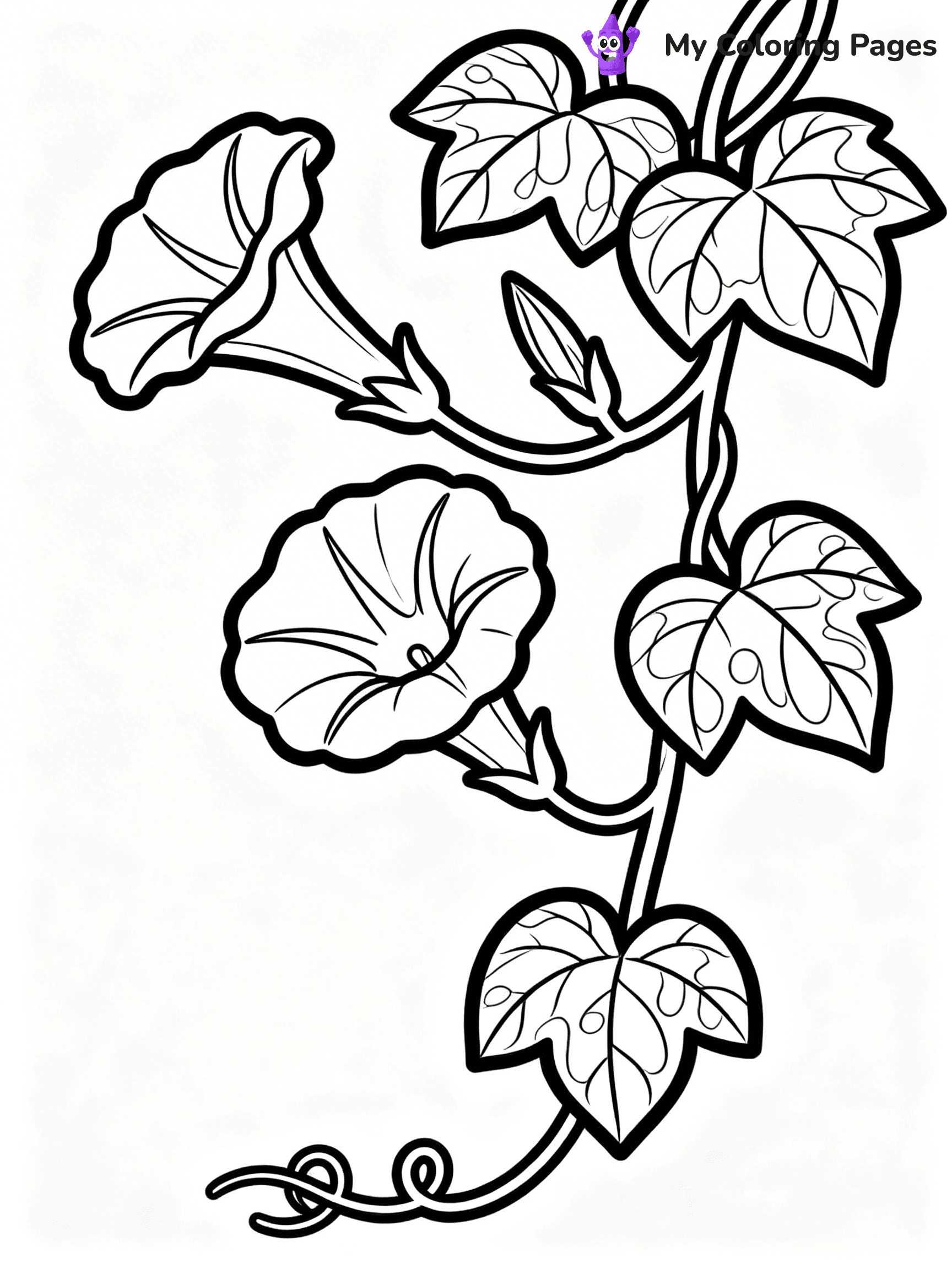 Detailed Flower Coloring Pages - 12