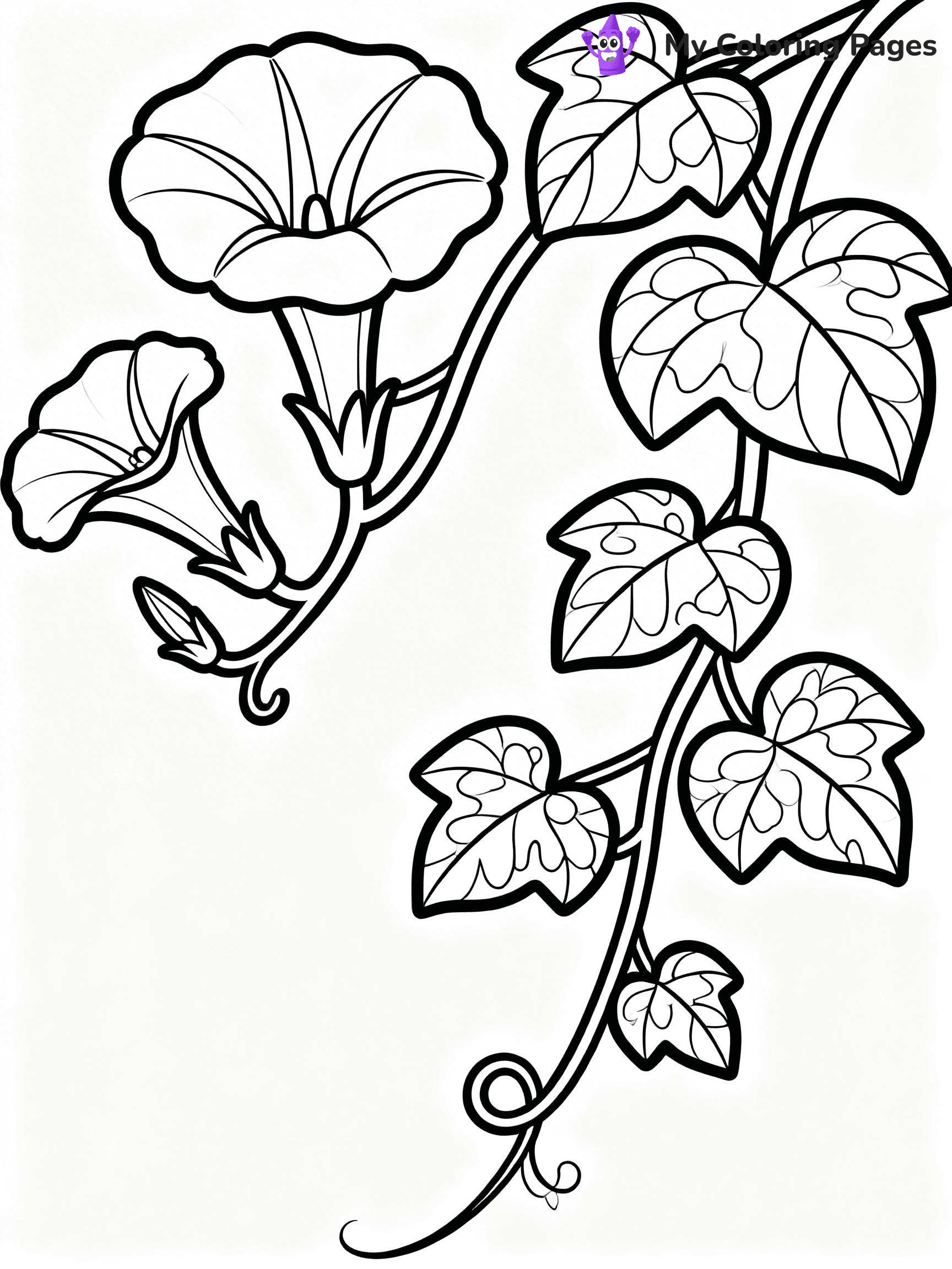 Detailed Flower Coloring Pages - 11