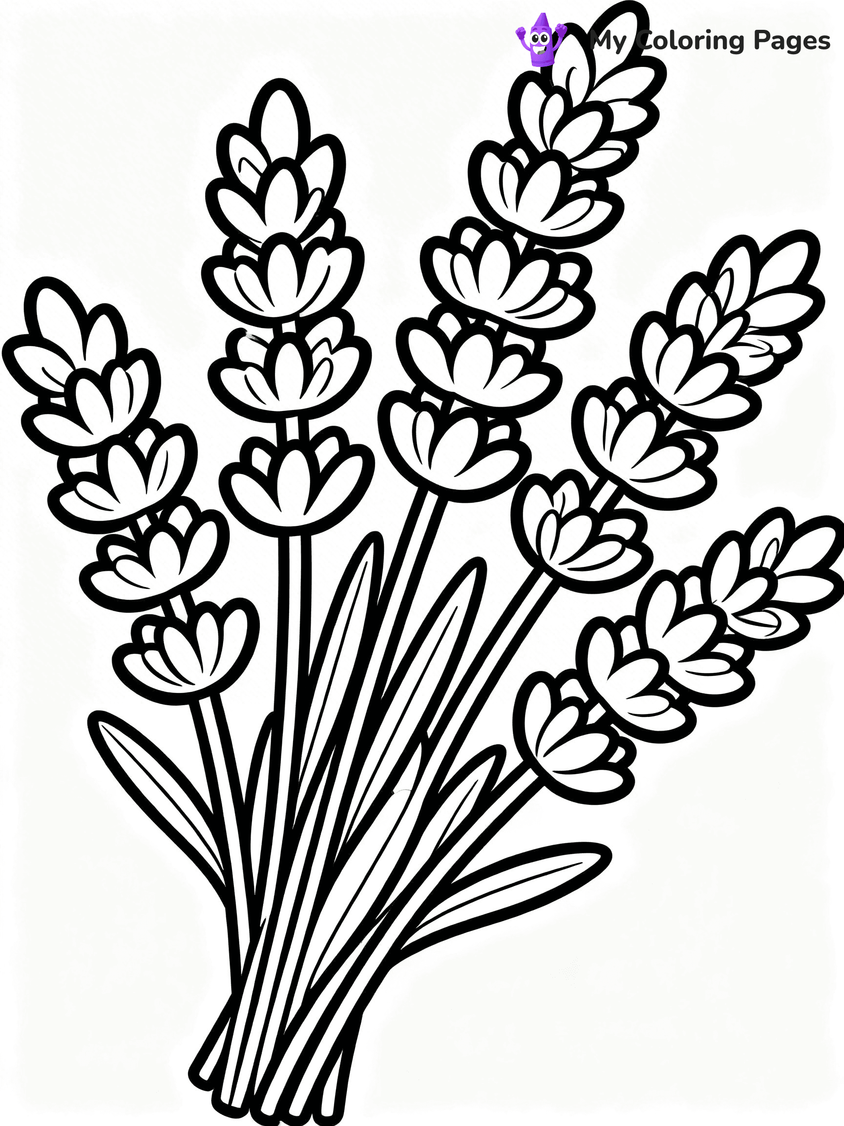 Detailed Flower Coloring Pages - 6