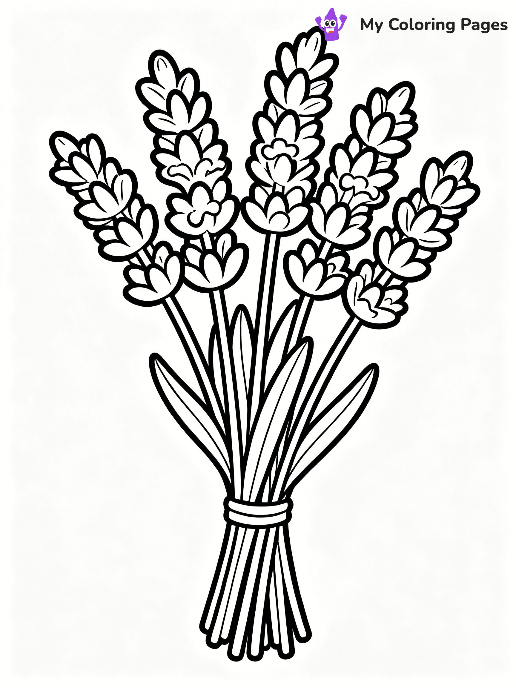 Detailed Flower Coloring Pages - 5