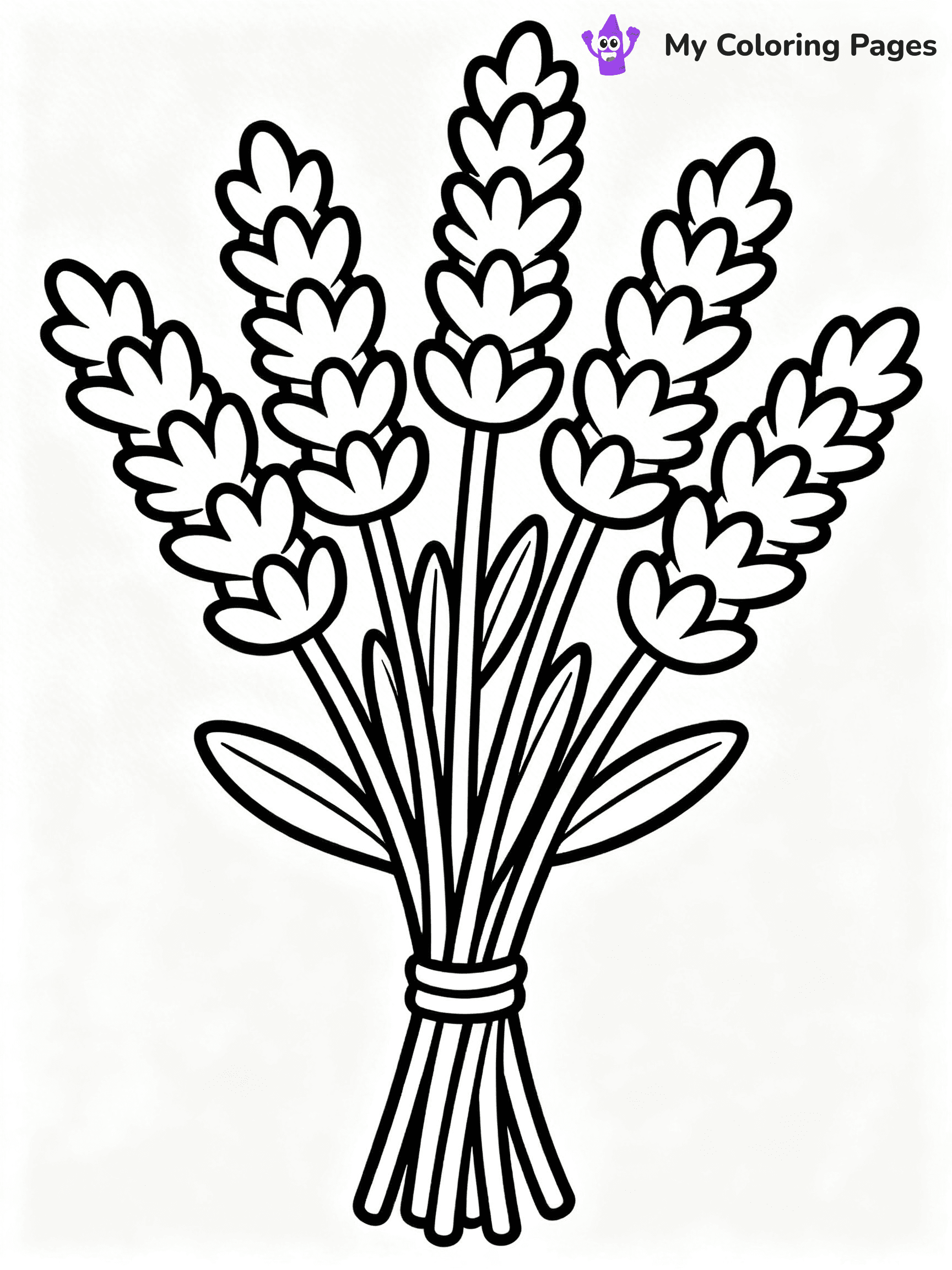 Detailed Flower Coloring Pages - 3
