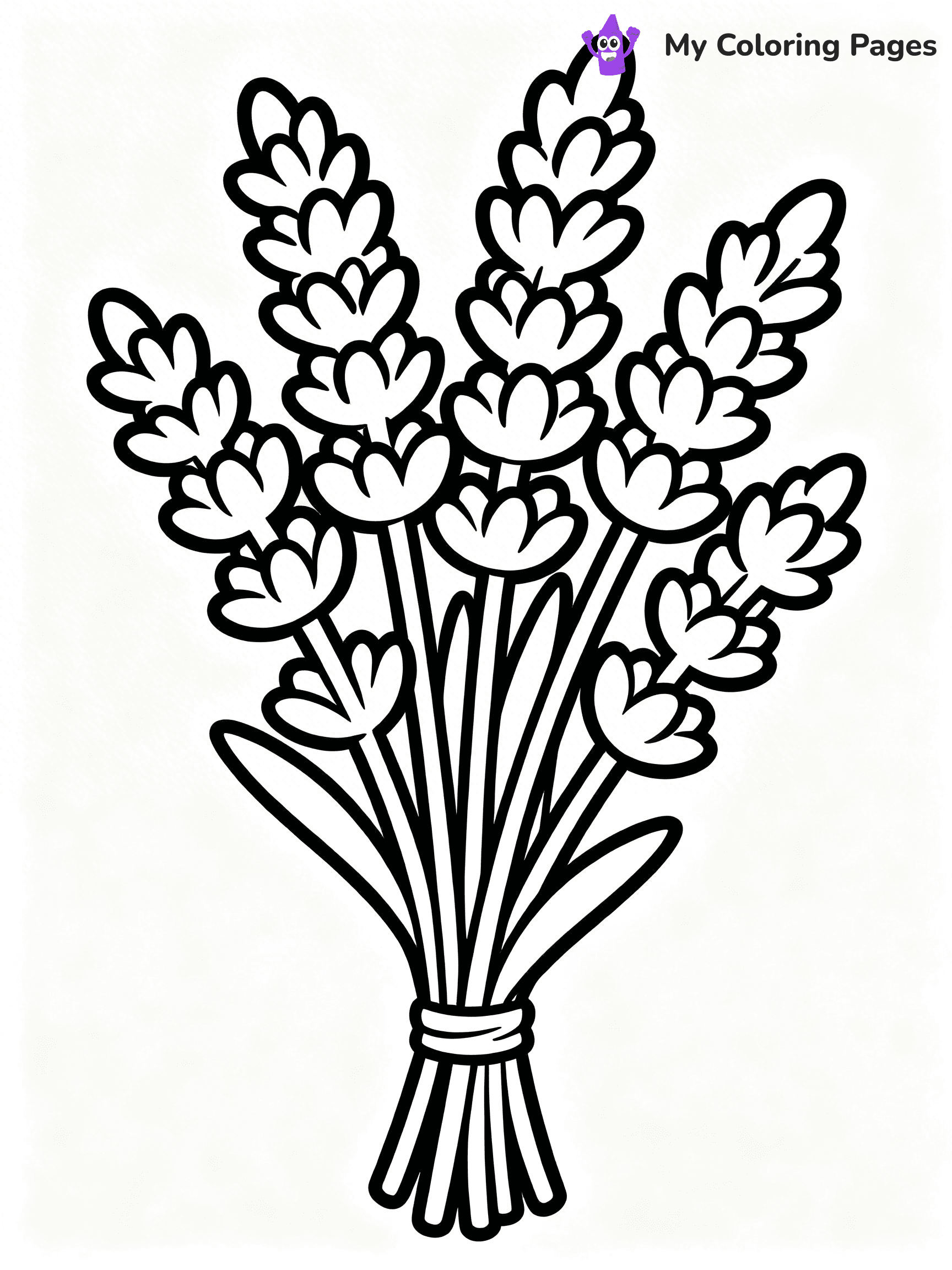 Detailed Flower Coloring Pages - 1