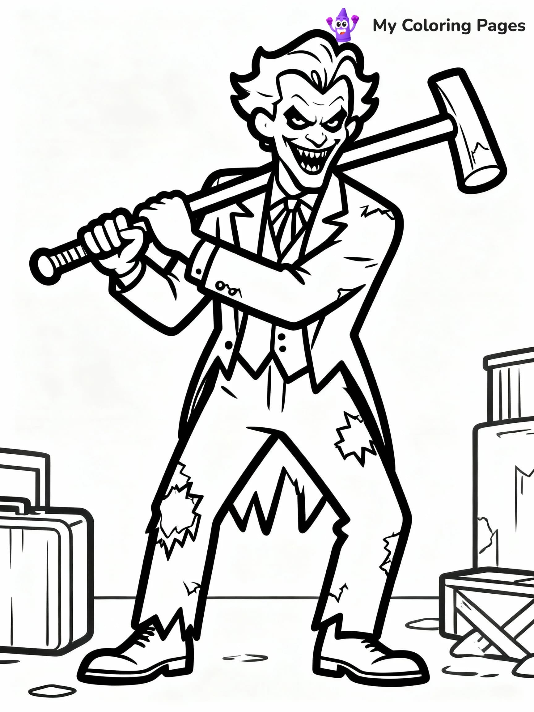 Joker Coloring Pages - 21