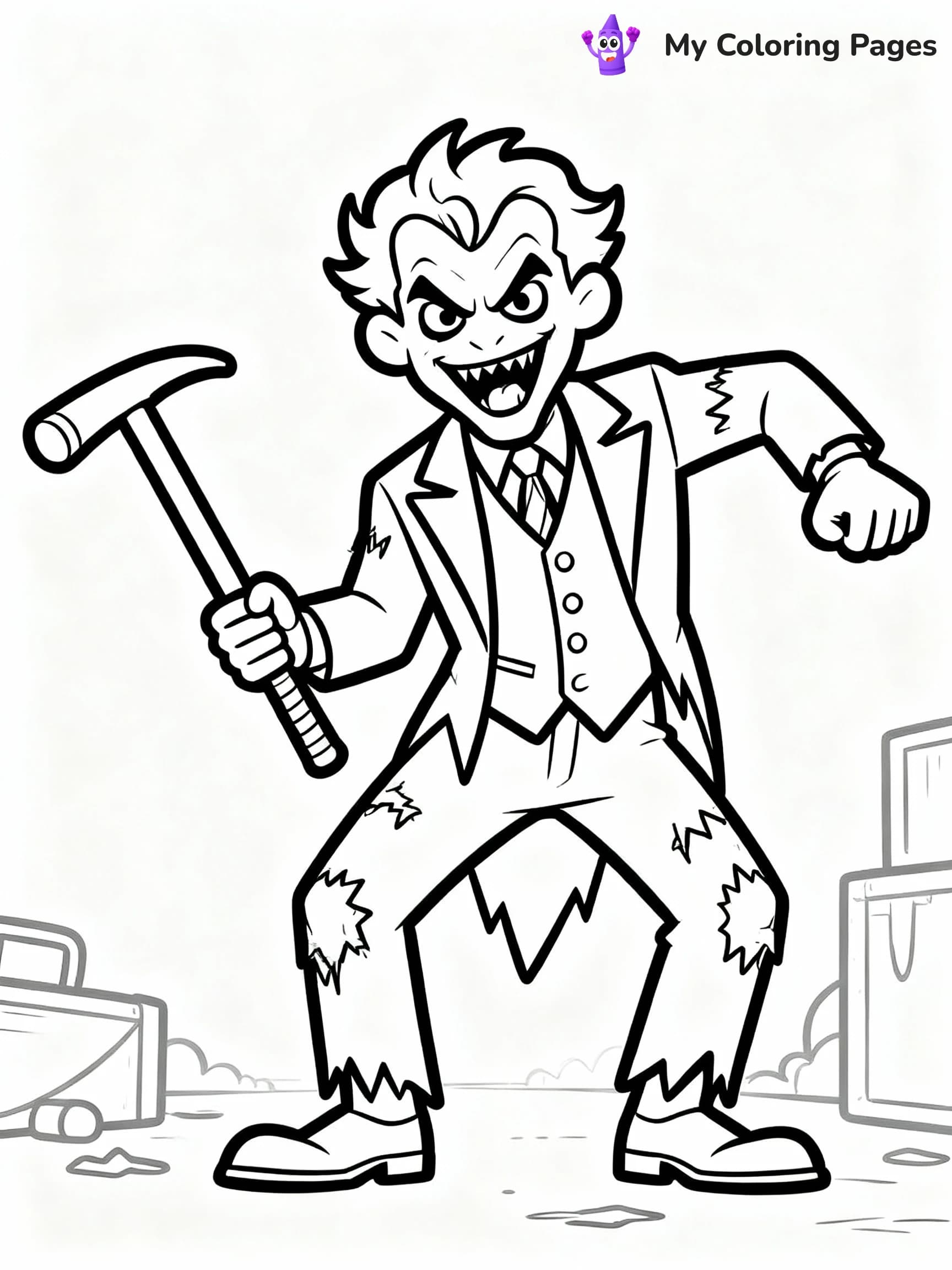 Joker Coloring Pages - 17