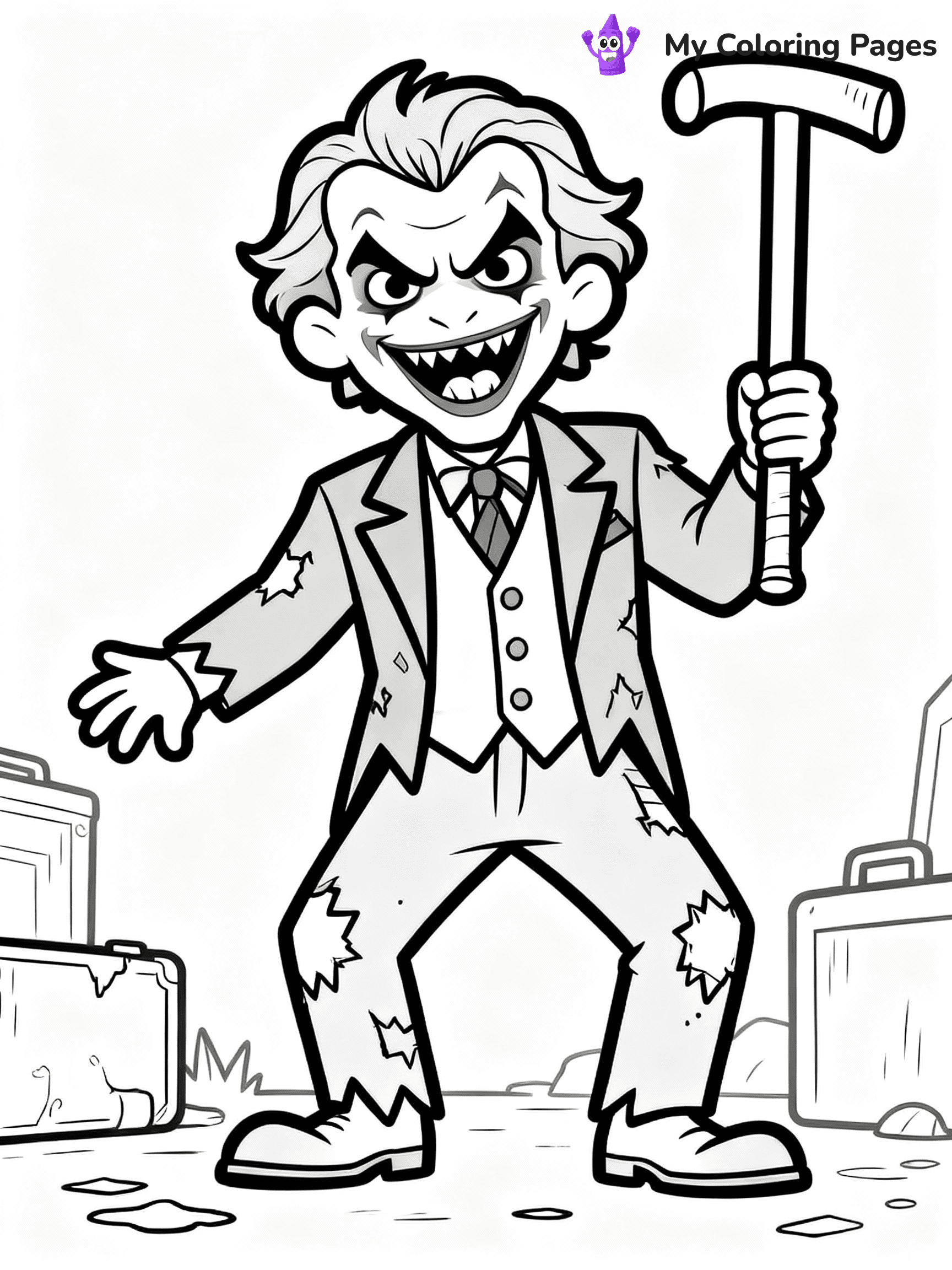 Joker Coloring Pages - 16