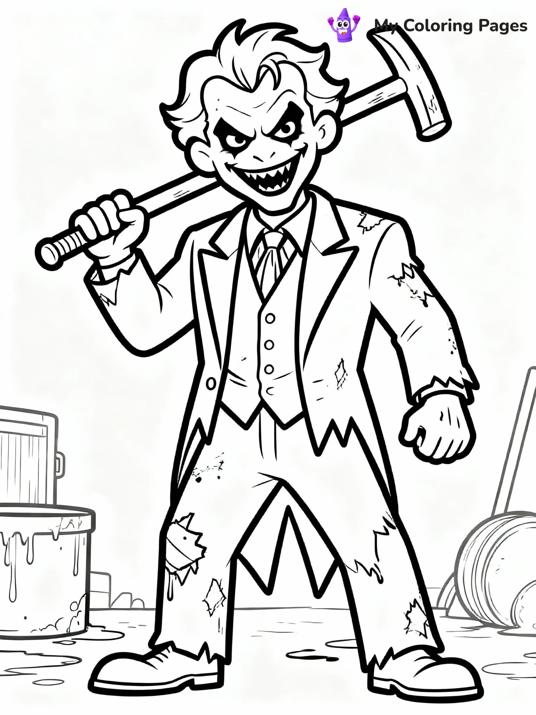 Joker Coloring Pages - 15
