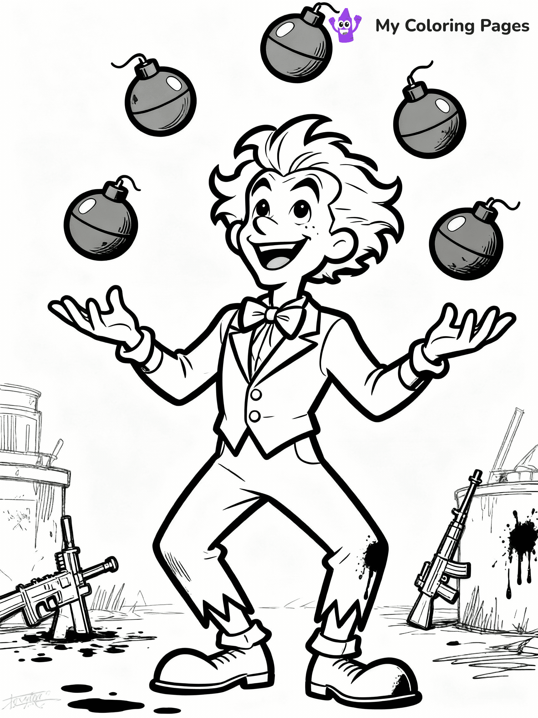 Joker Coloring Pages - 10