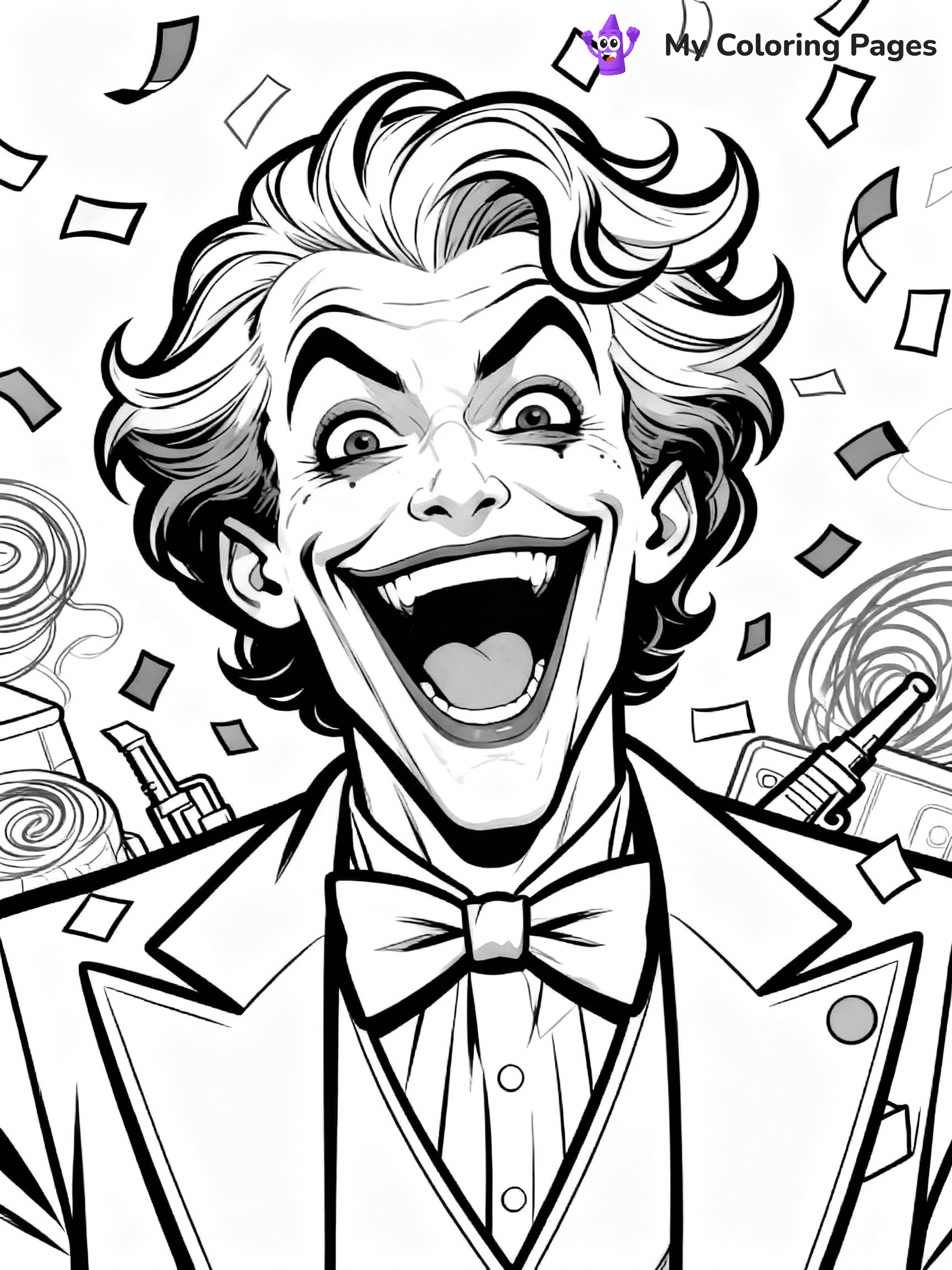 Joker Coloring Pages - 6
