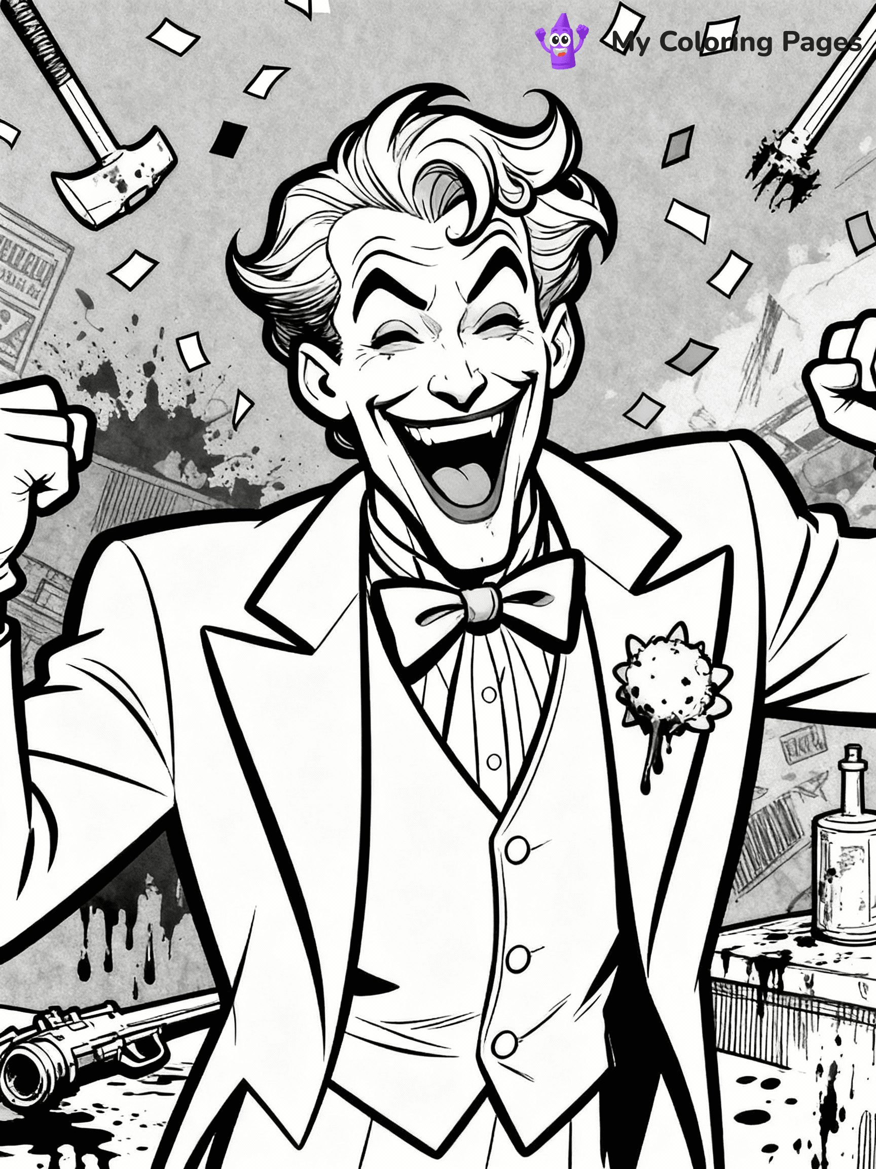 Joker Coloring Pages - 3
