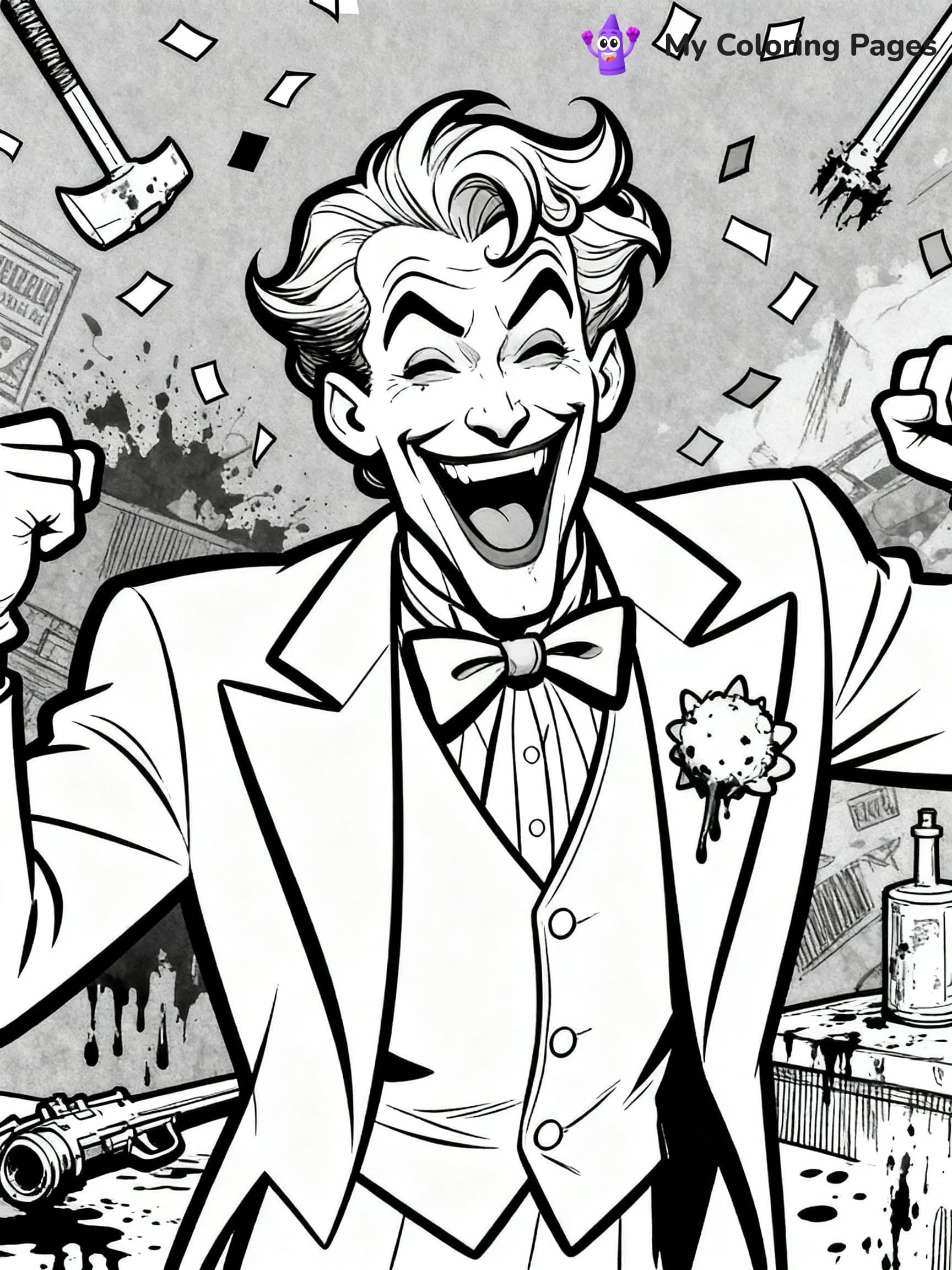Joker Coloring Pages - 3