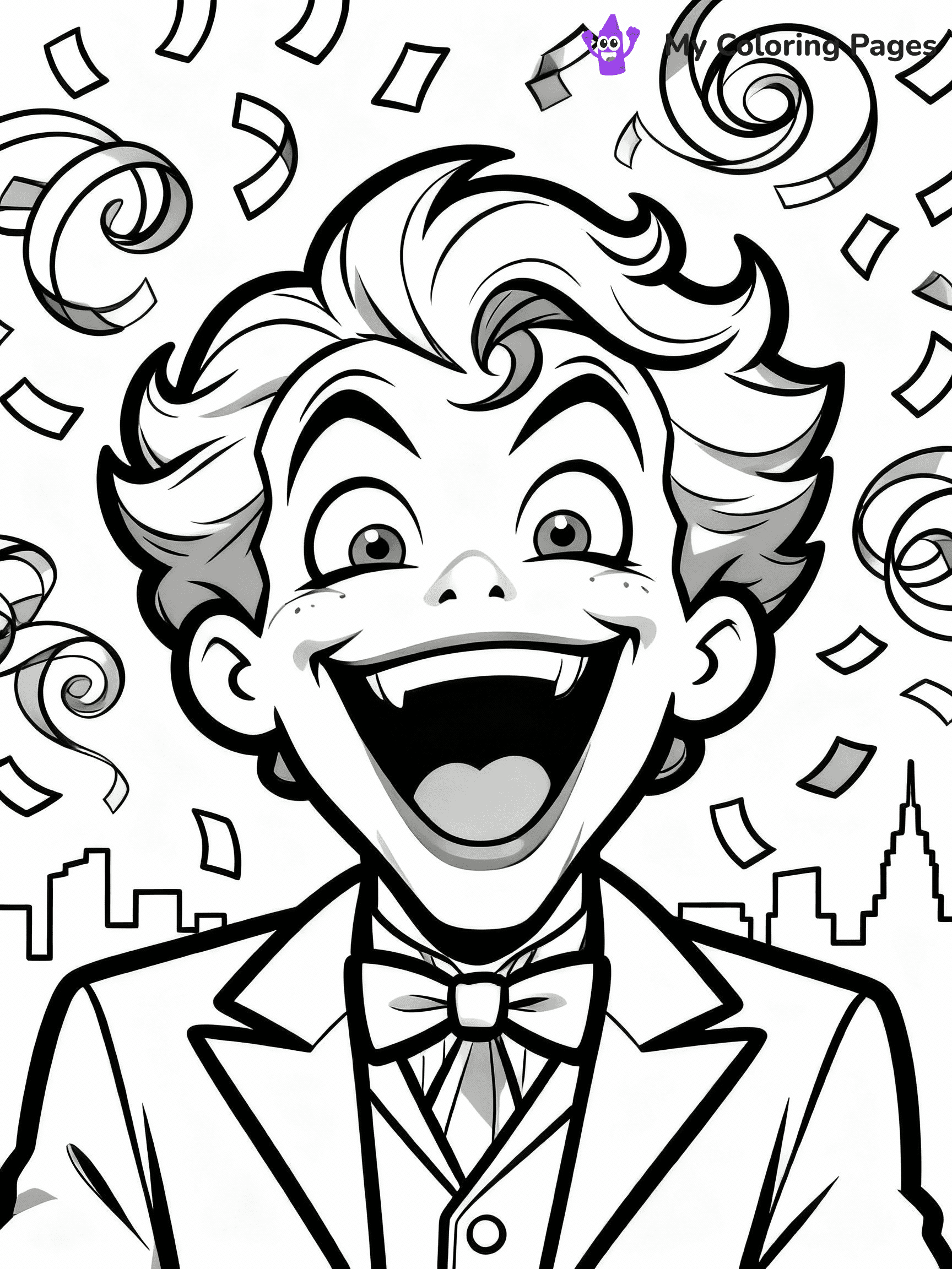 Joker Coloring Pages - 2
