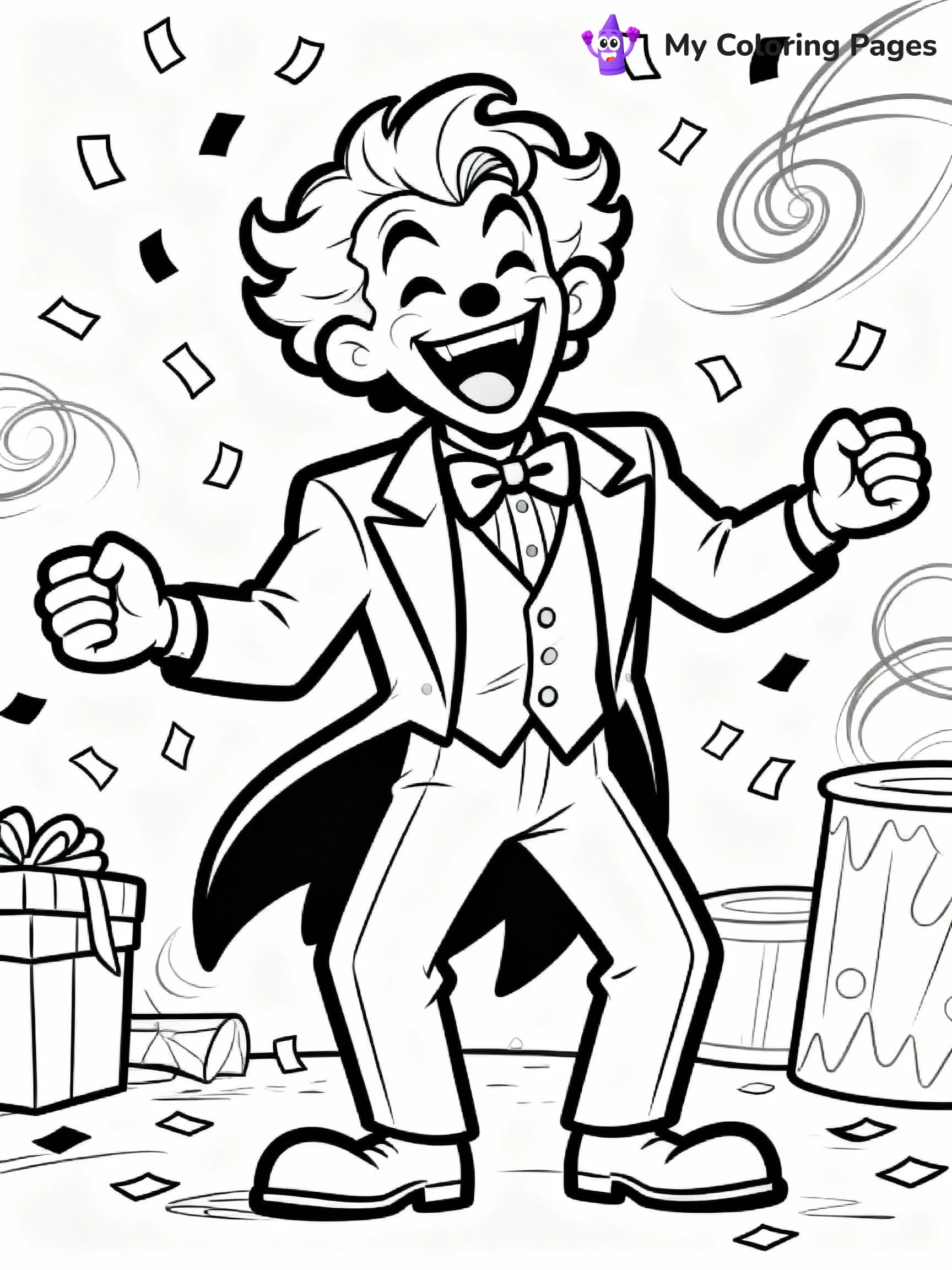 Joker Coloring Pages - 1