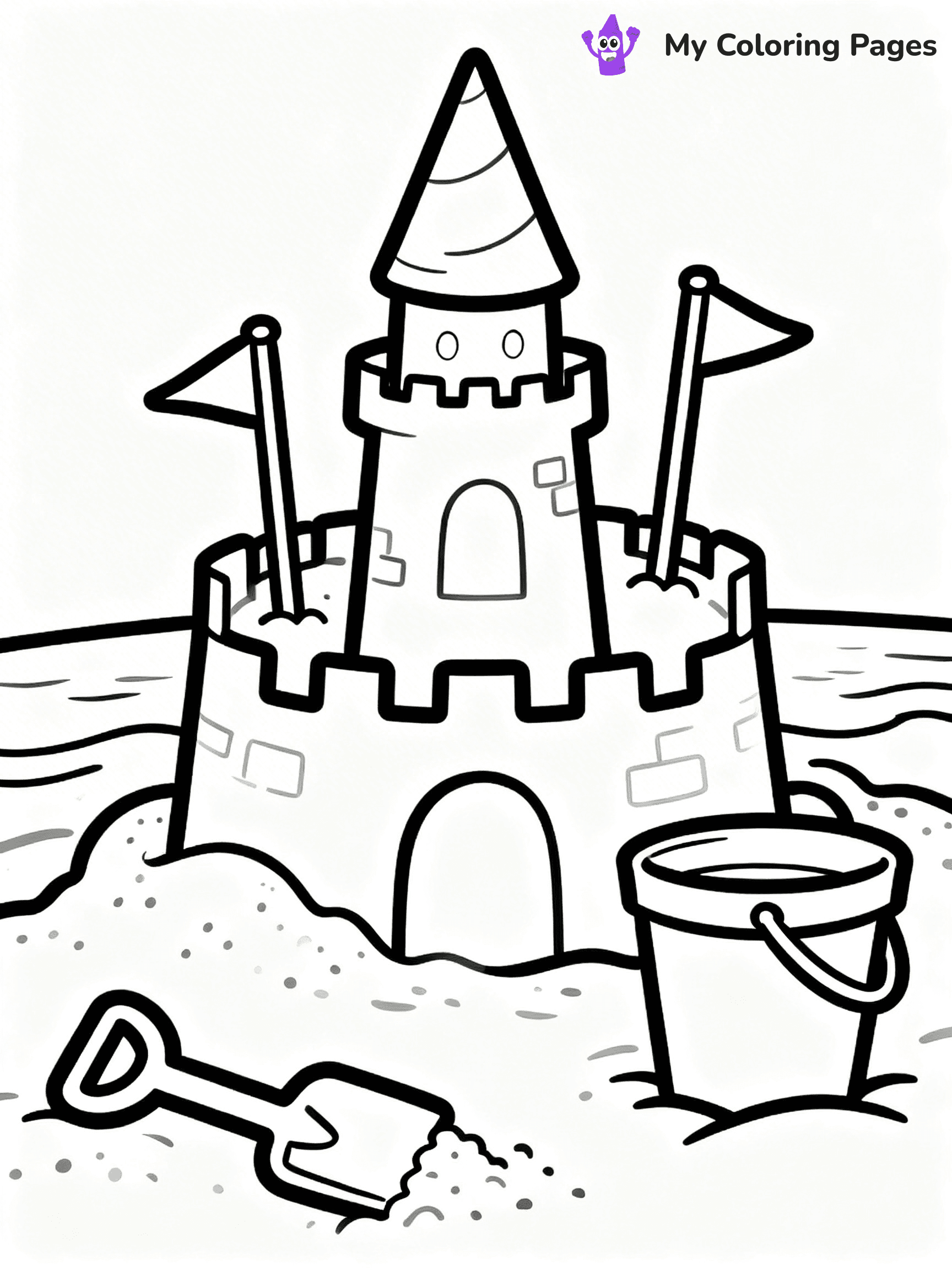 Simple Summer Coloring Pages - 24