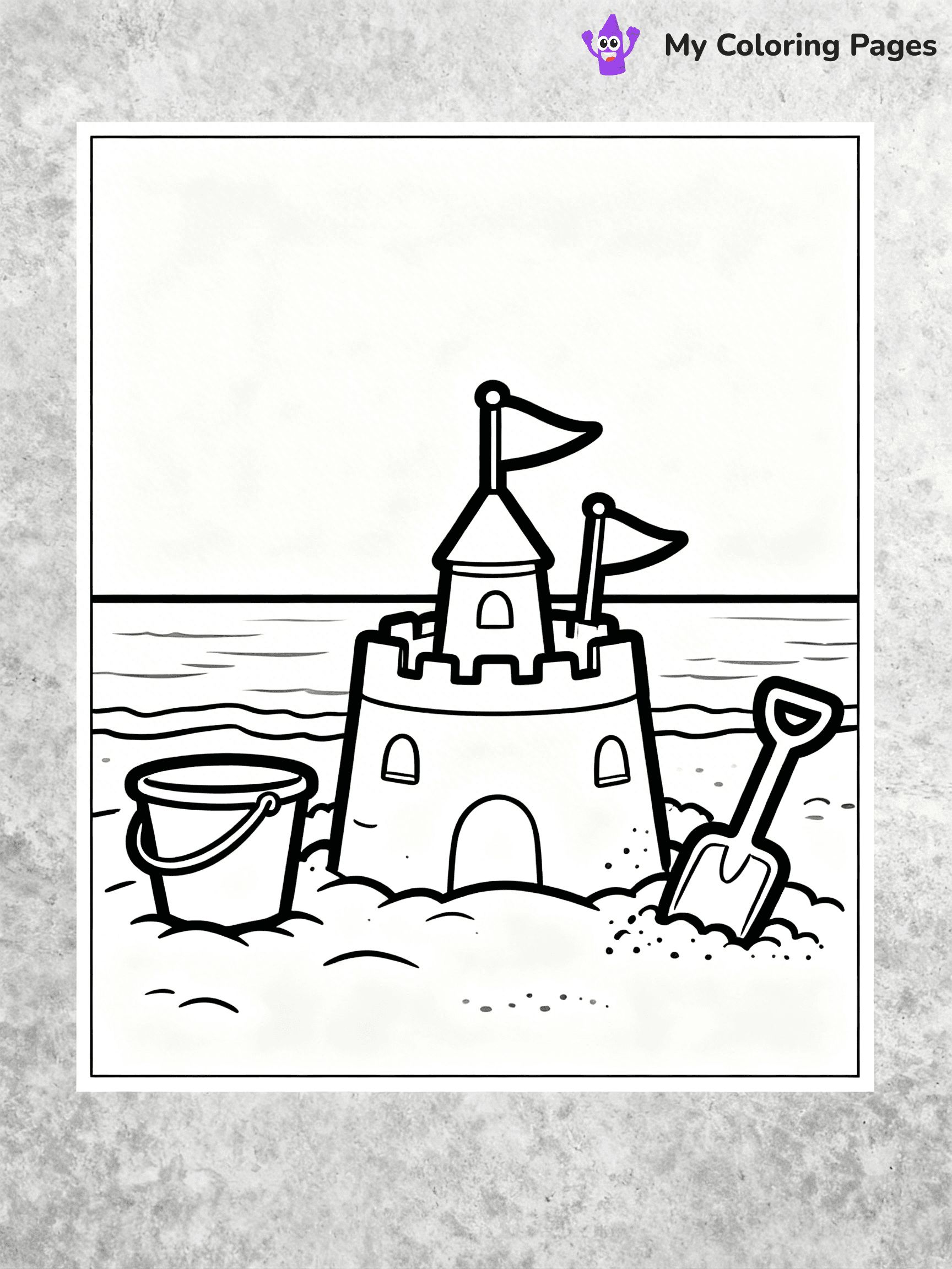 Simple Summer Coloring Pages - 23