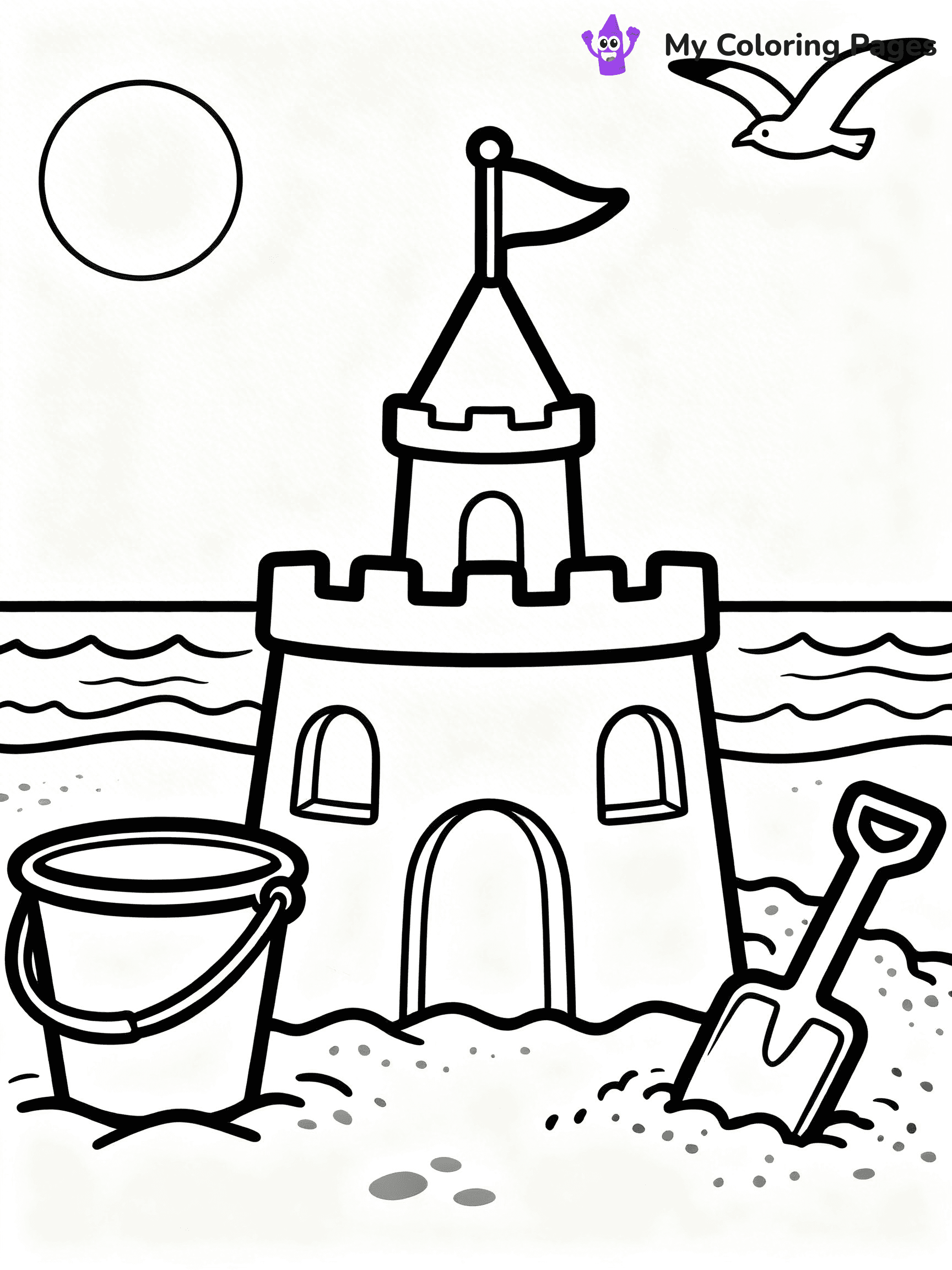 Simple Summer Coloring Pages - 22