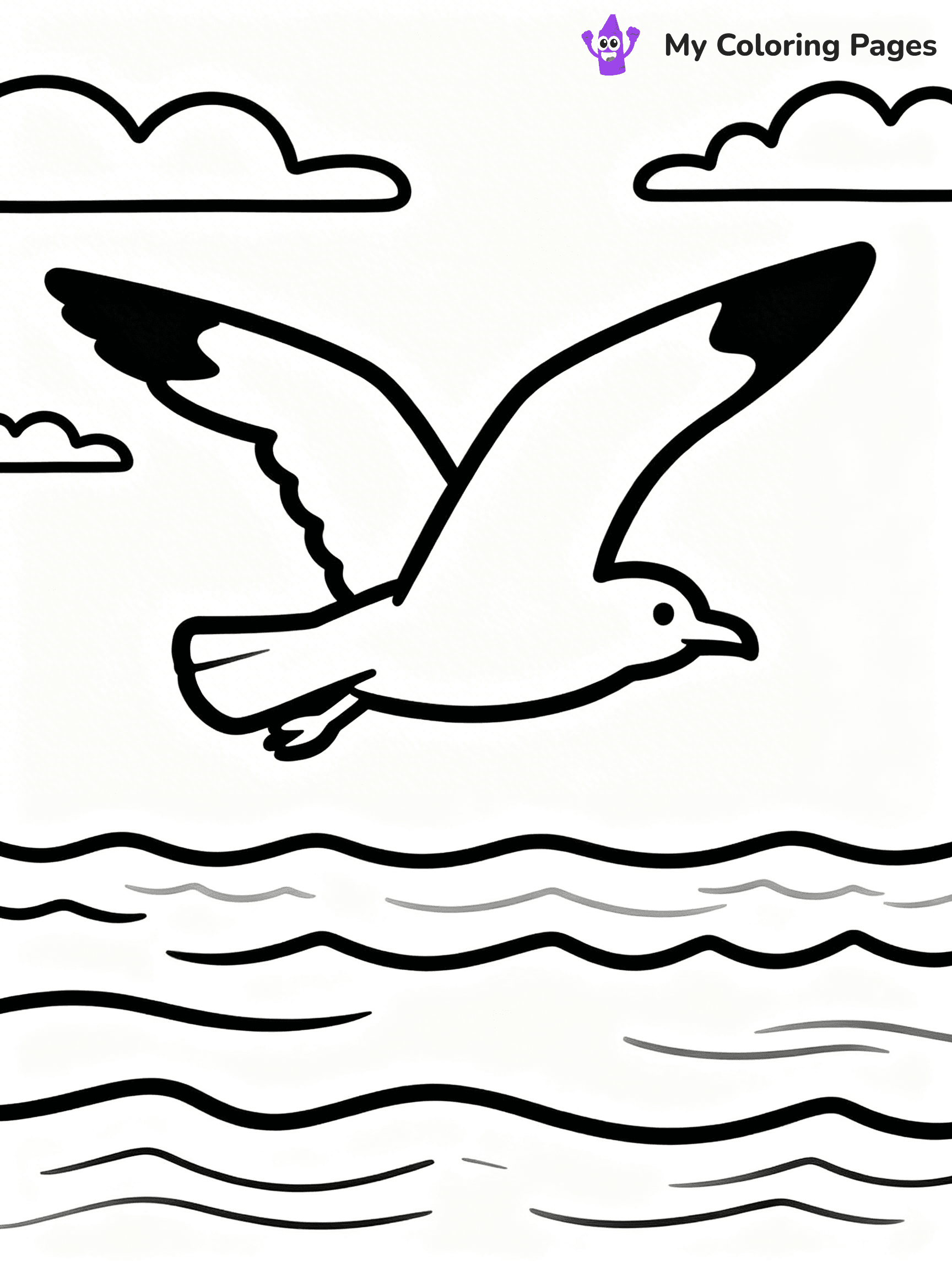 Simple Summer Coloring Pages - 12