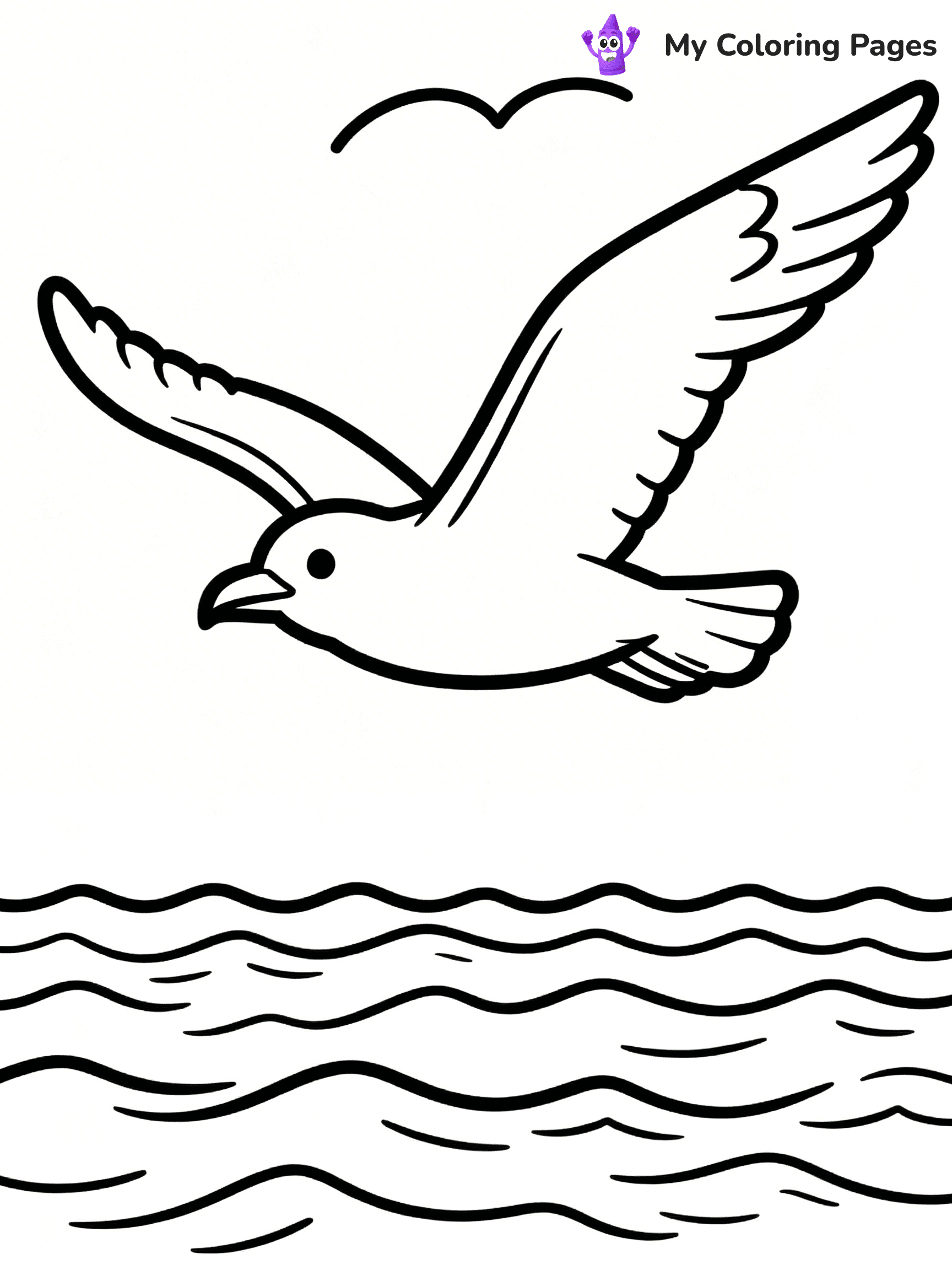Simple Summer Coloring Pages - 8