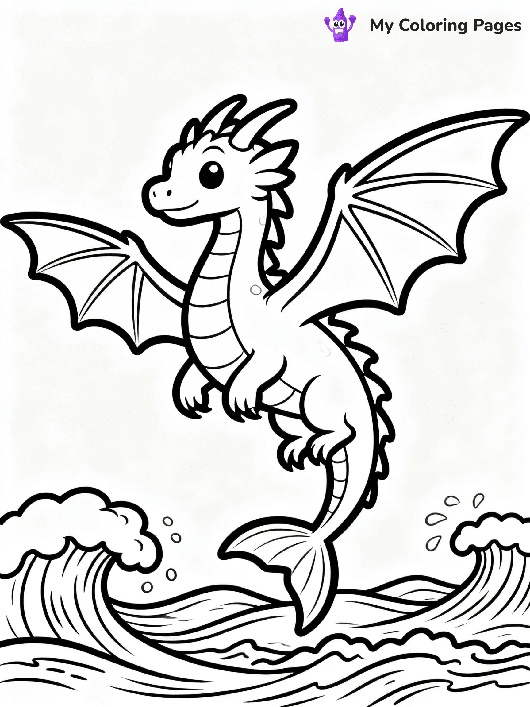Sea Monster Coloring Pages - 32