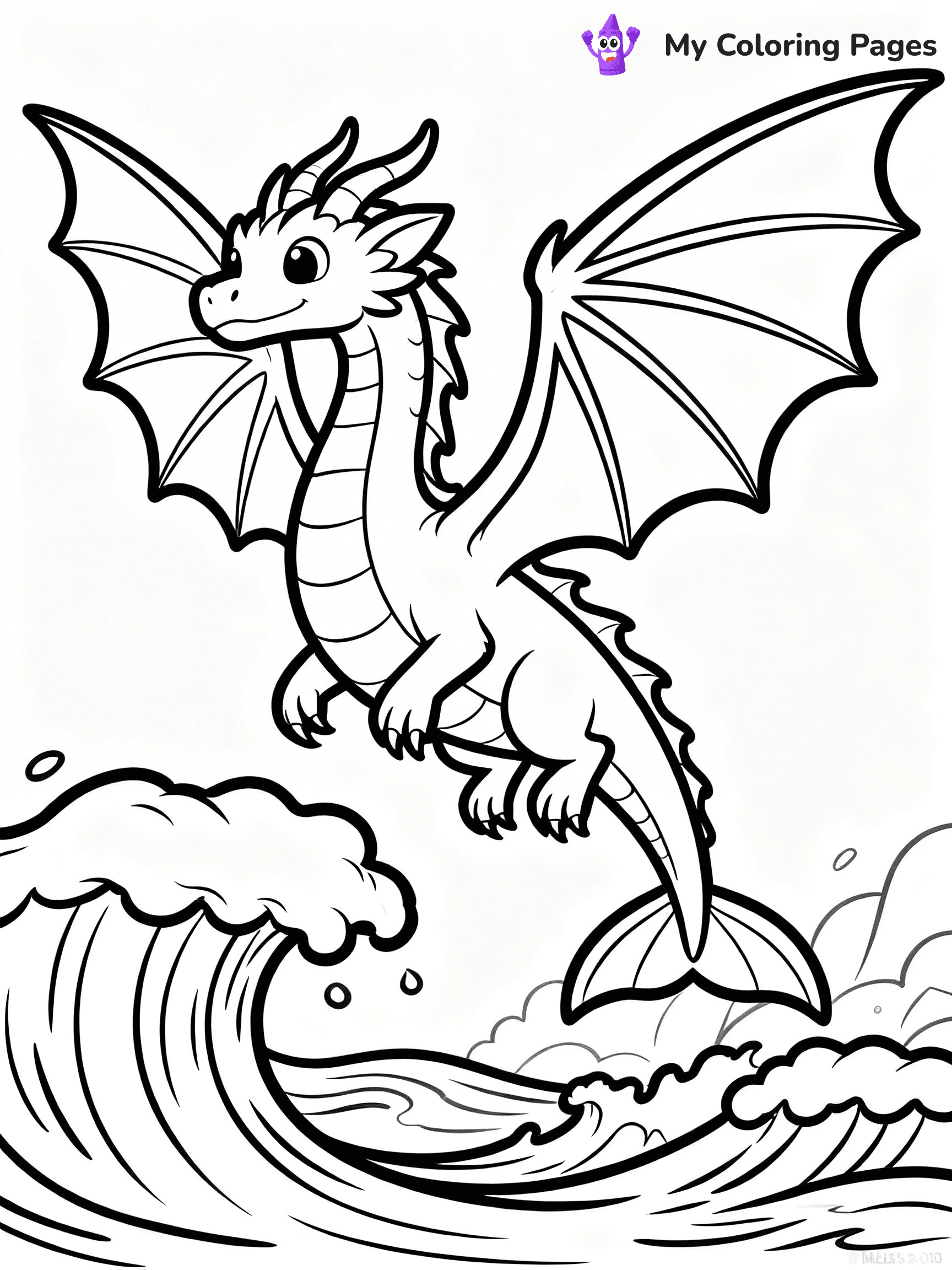 Sea Monster Coloring Pages - 30