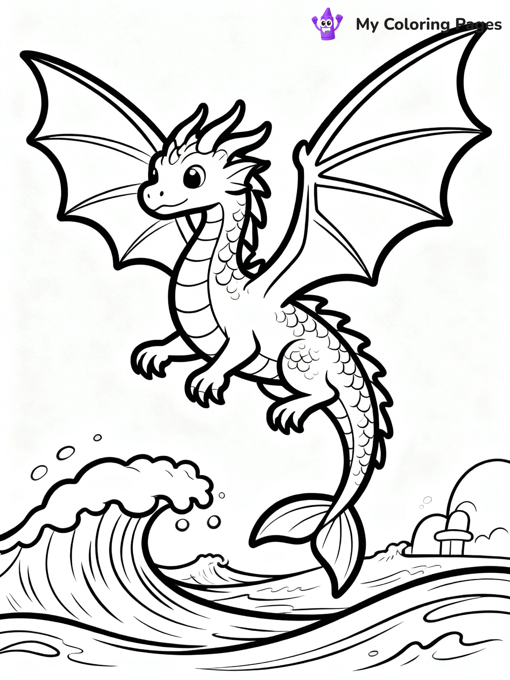 Sea Monster Coloring Pages - 29
