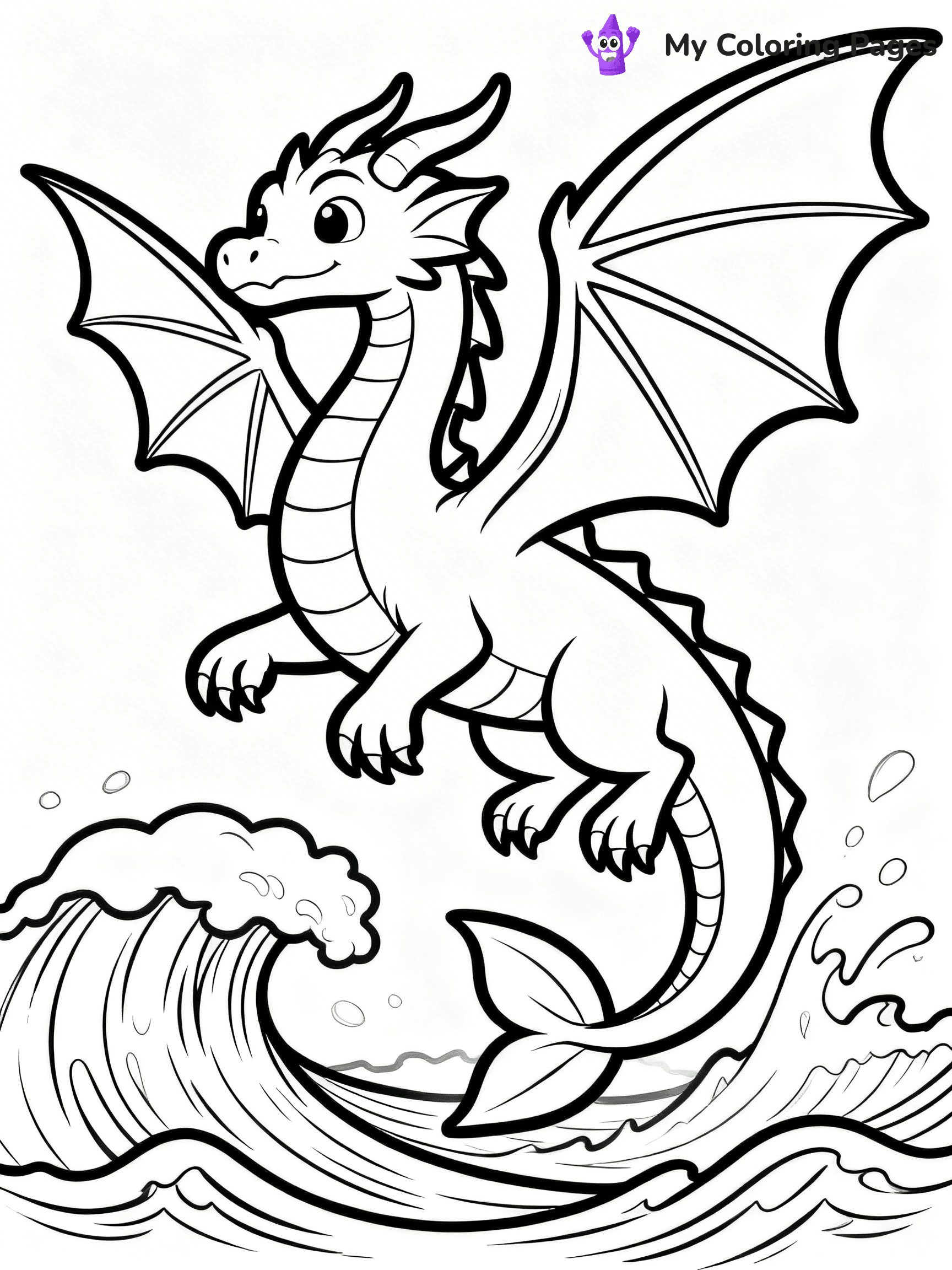Sea Monster Coloring Pages - 27