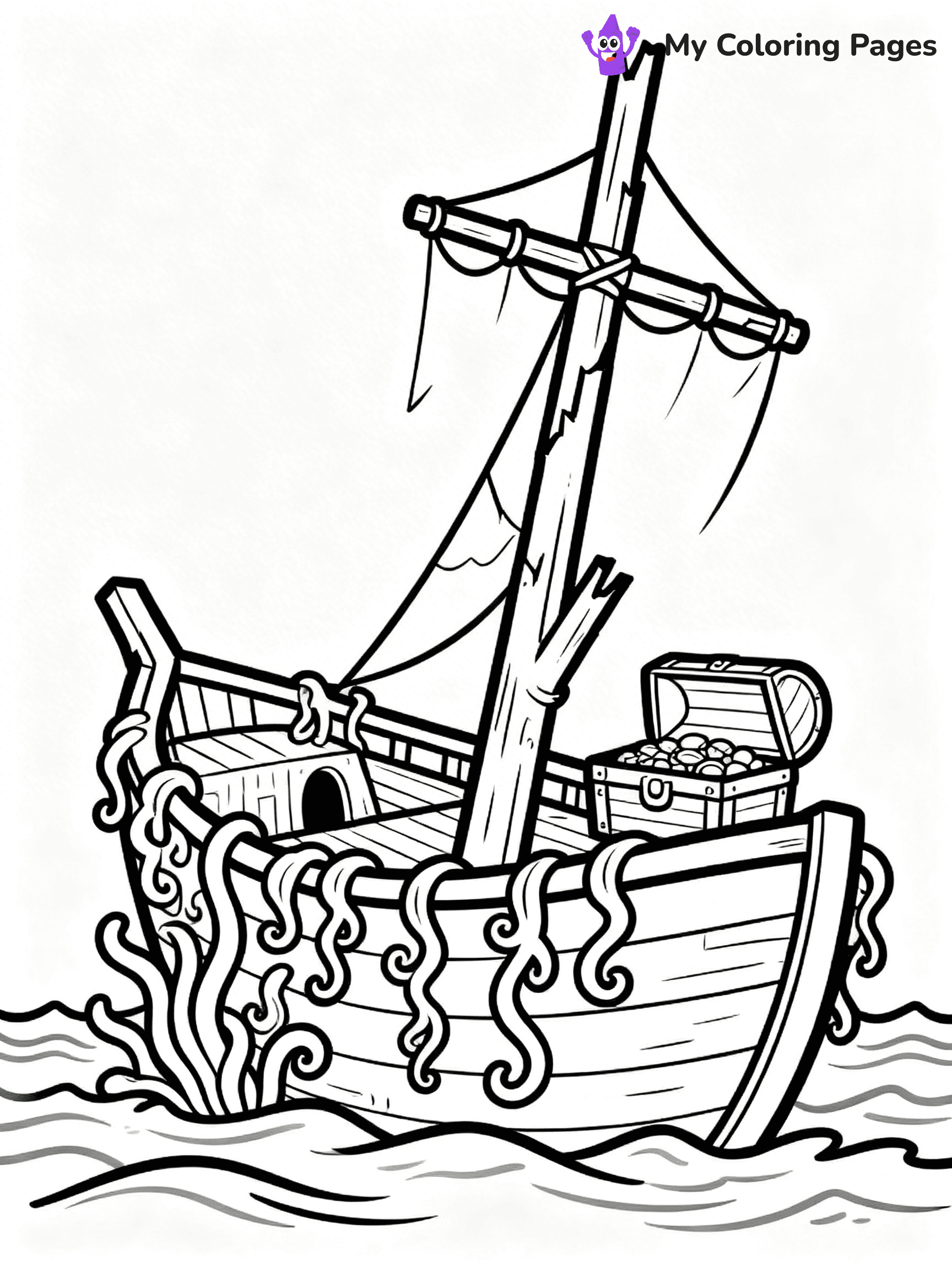 Sea Monster Coloring Pages - 24