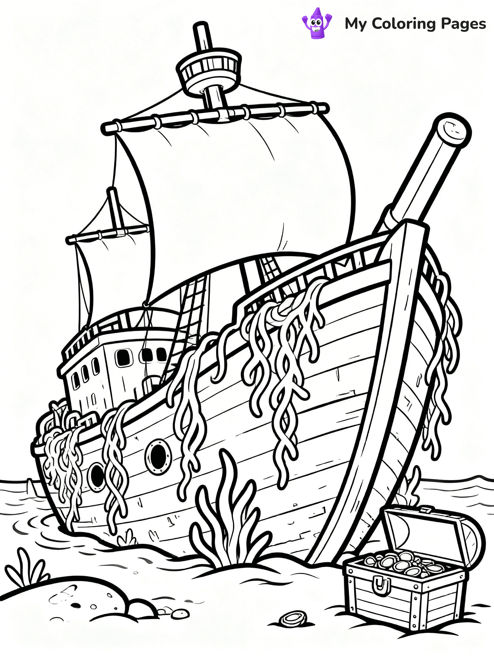 Sea Monster Coloring Pages - 23