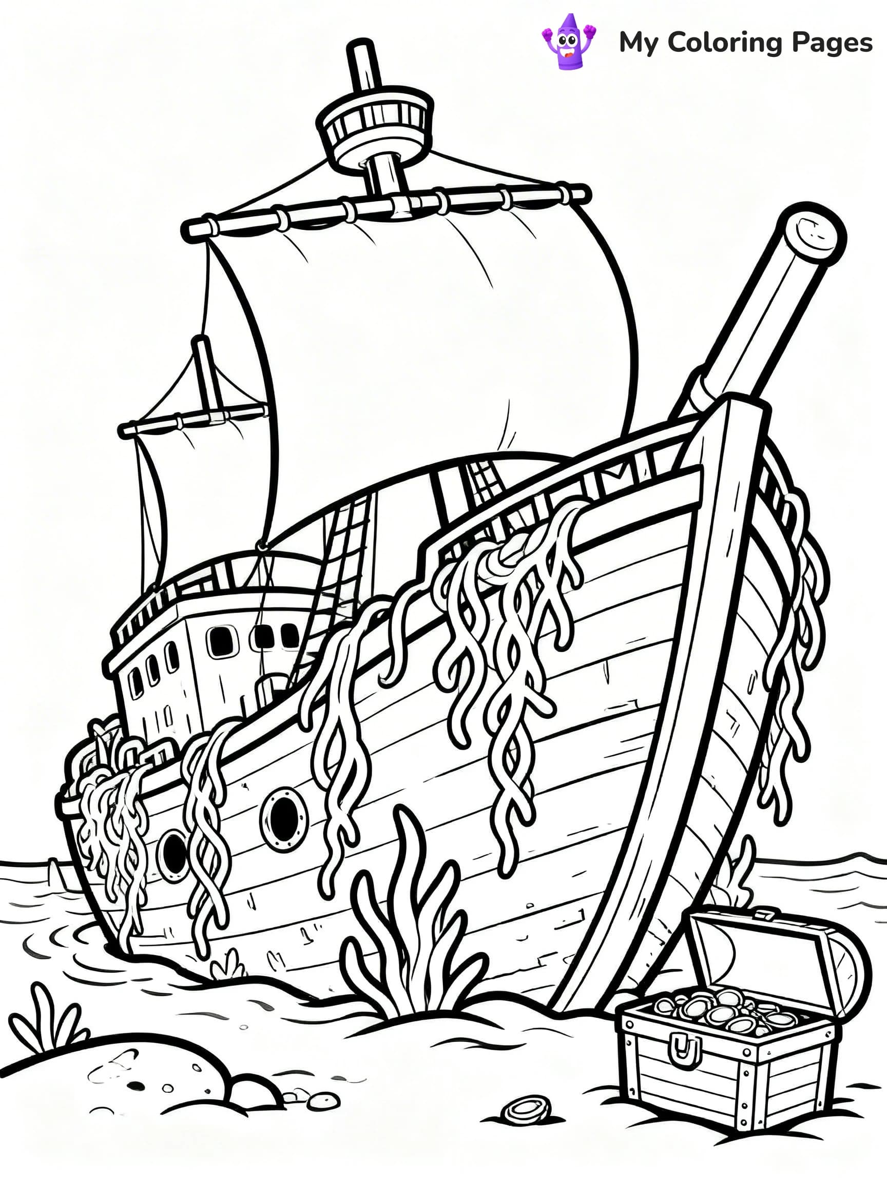 Sea Monster Coloring Pages - 23