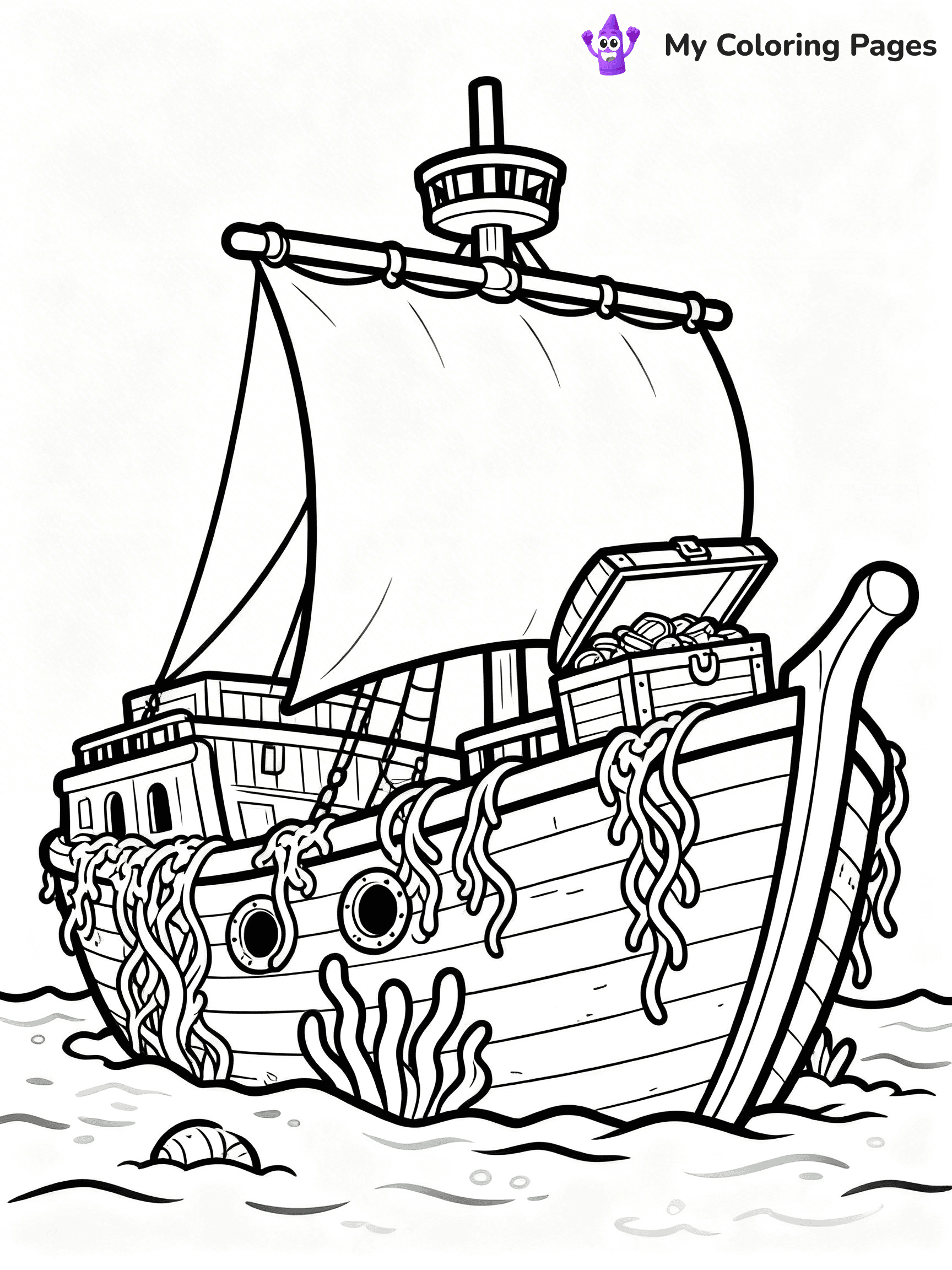 Sea Monster Coloring Pages - 21