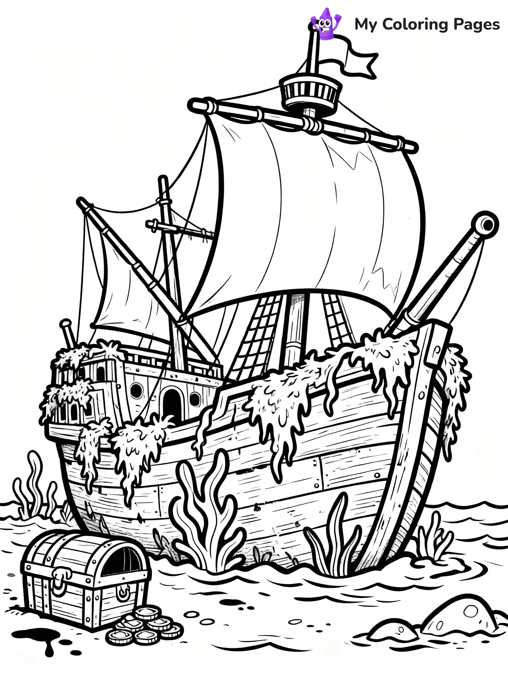 Sea Monster Coloring Pages - 20