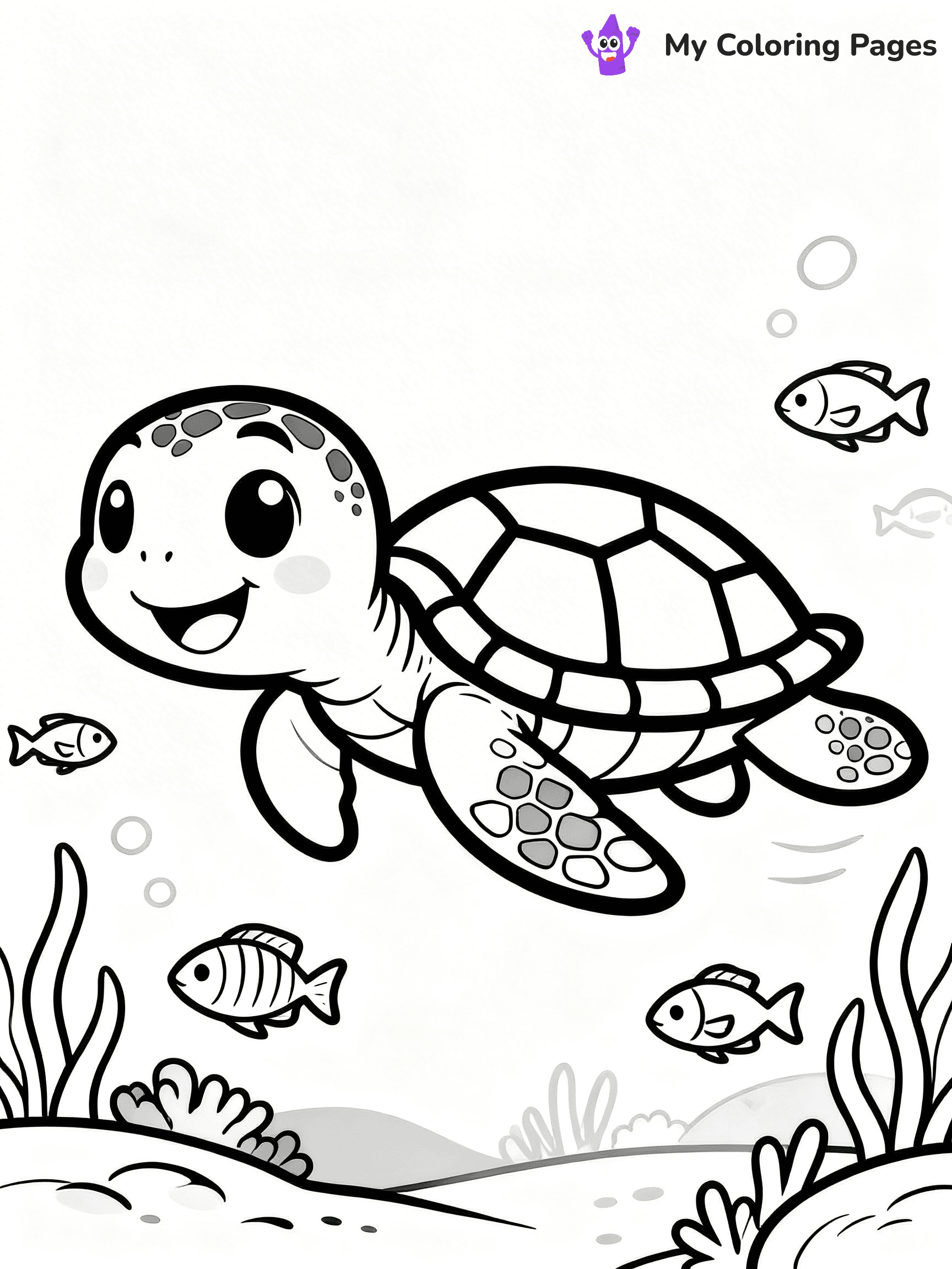 Sea Monster Coloring Pages - 19
