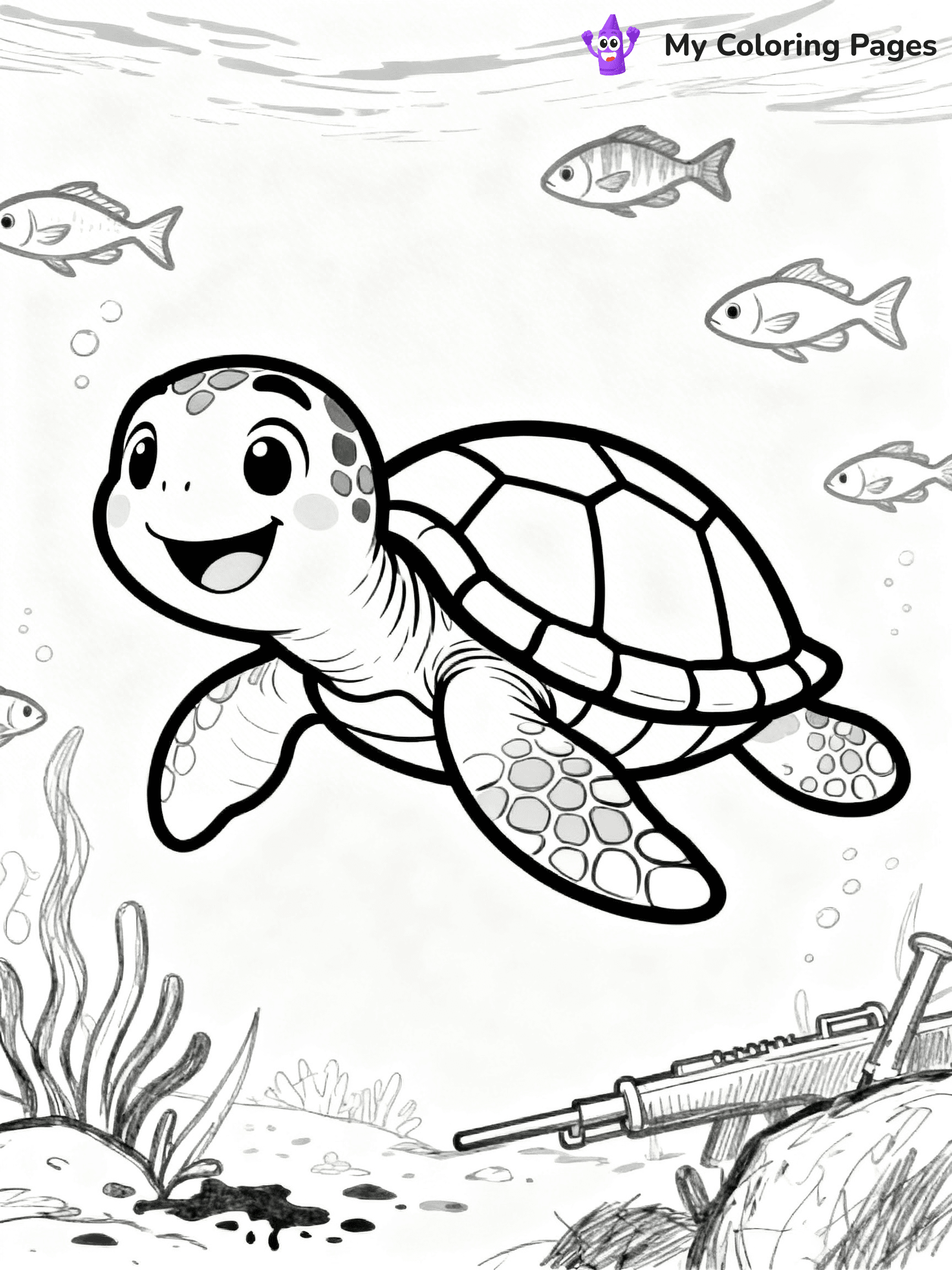 Sea Monster Coloring Pages - 17