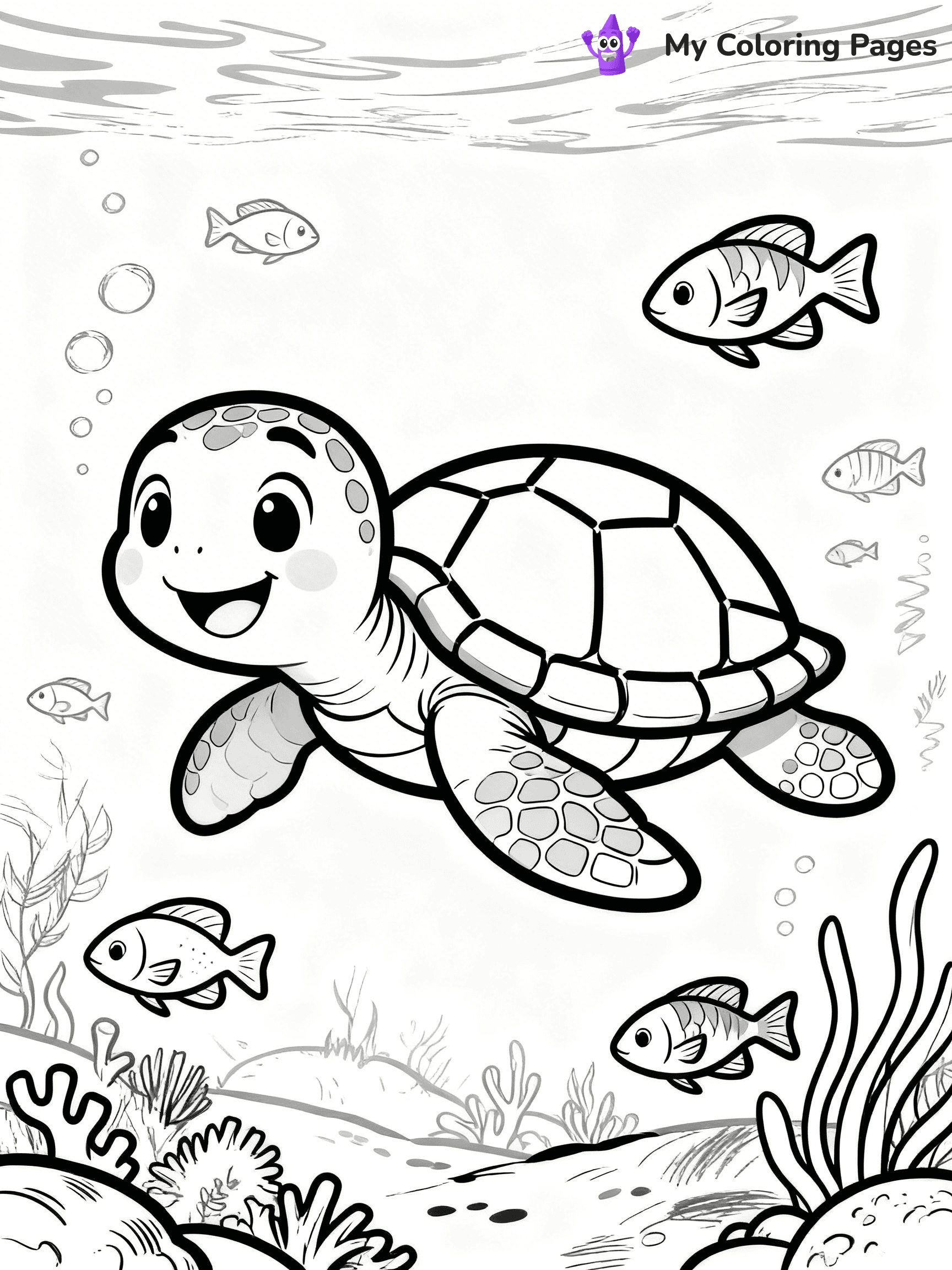 Sea Monster Coloring Pages - 14