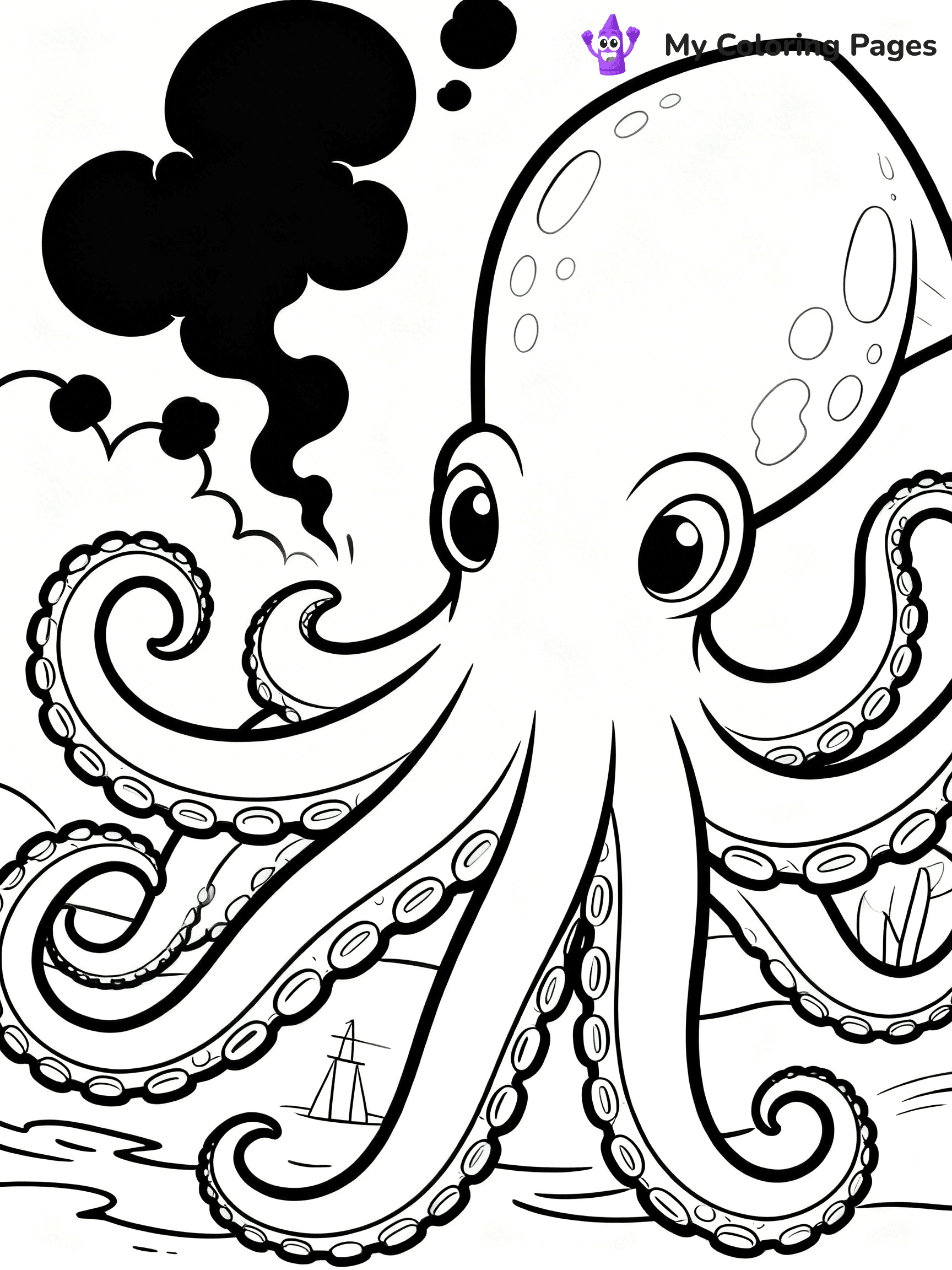 Sea Monster Coloring Pages - 11