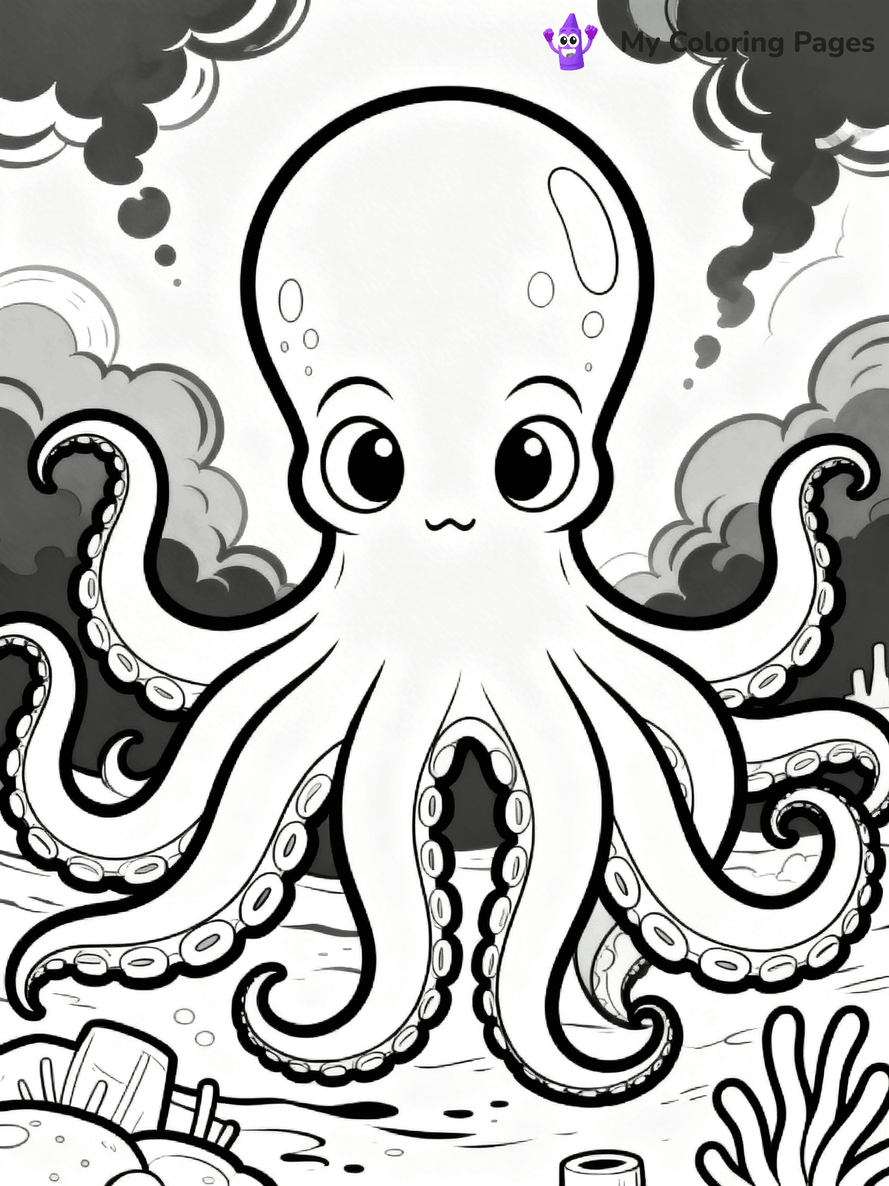 Sea Monster Coloring Pages - 10