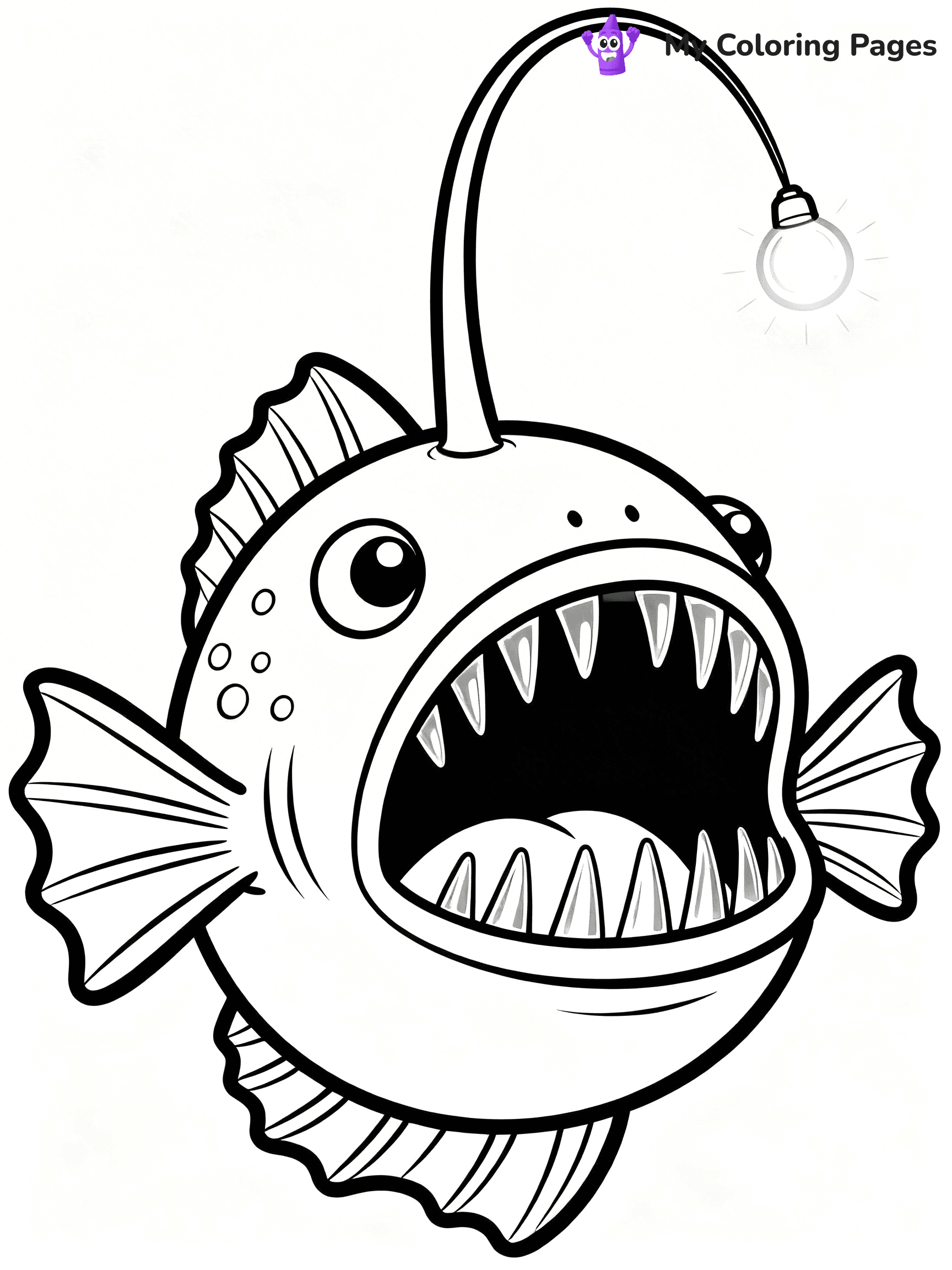 Sea Monster Coloring Pages - 3