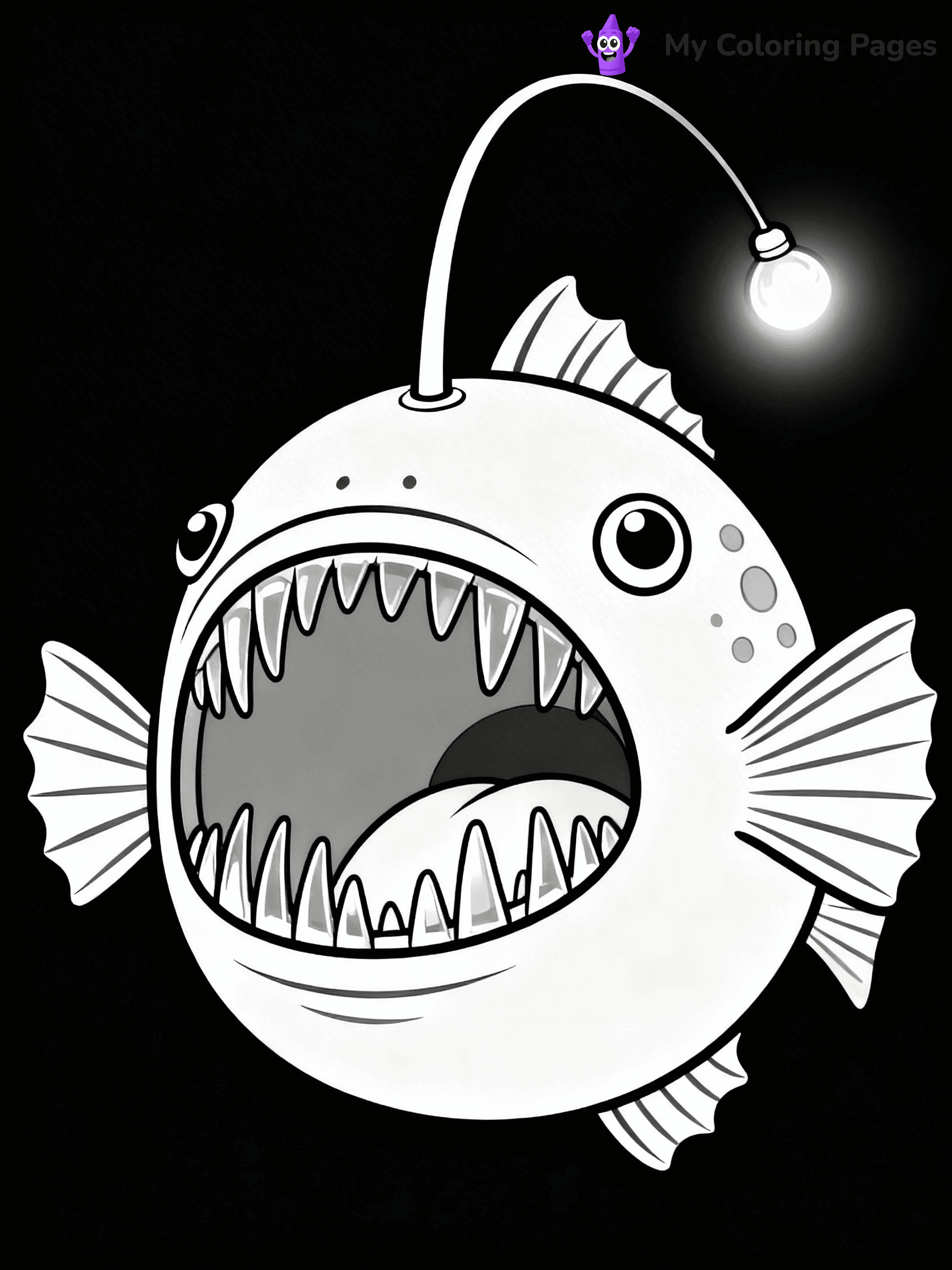 Sea Monster Coloring Pages - 2