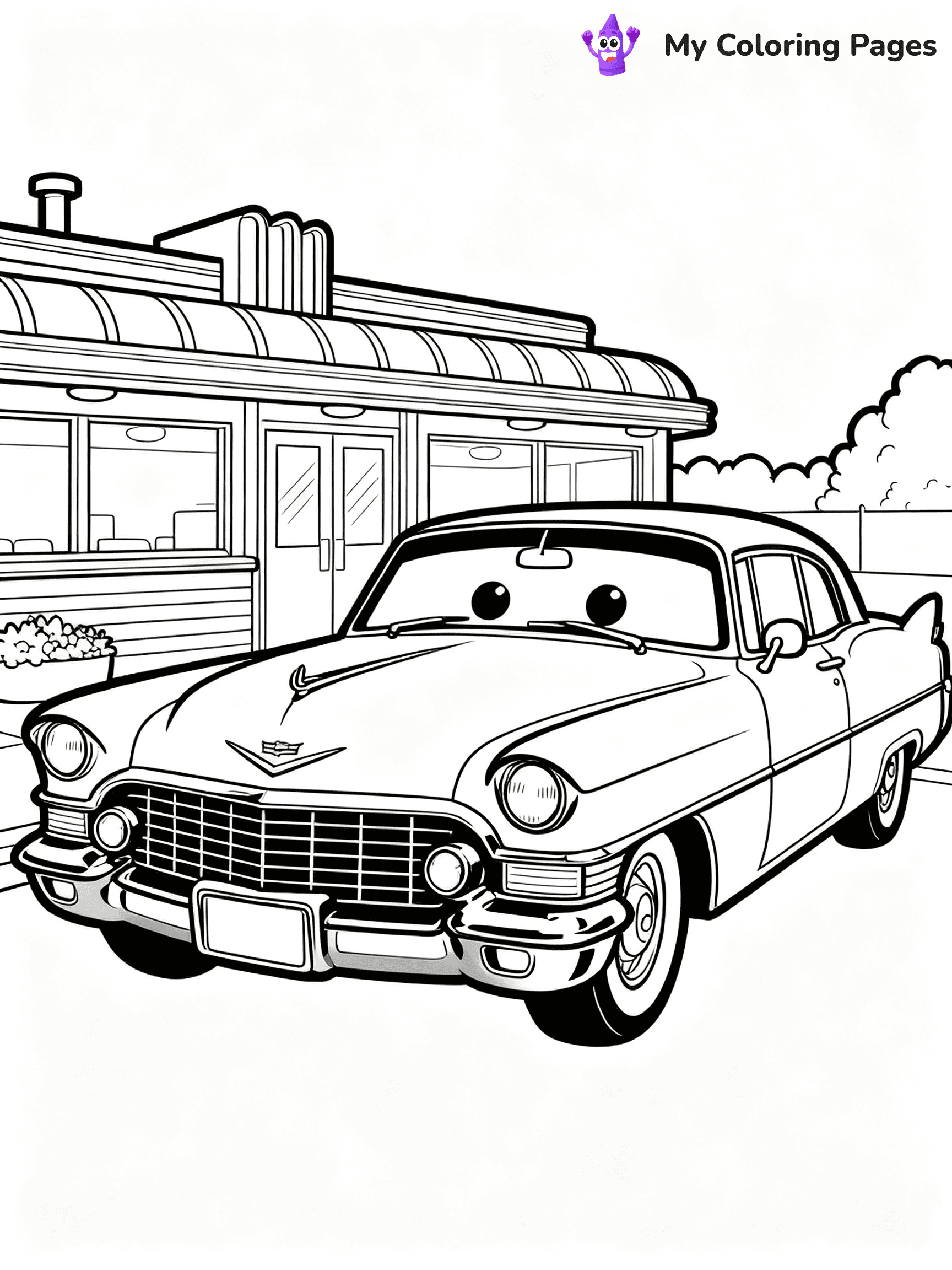 Classic Car Coloring Pages - 158