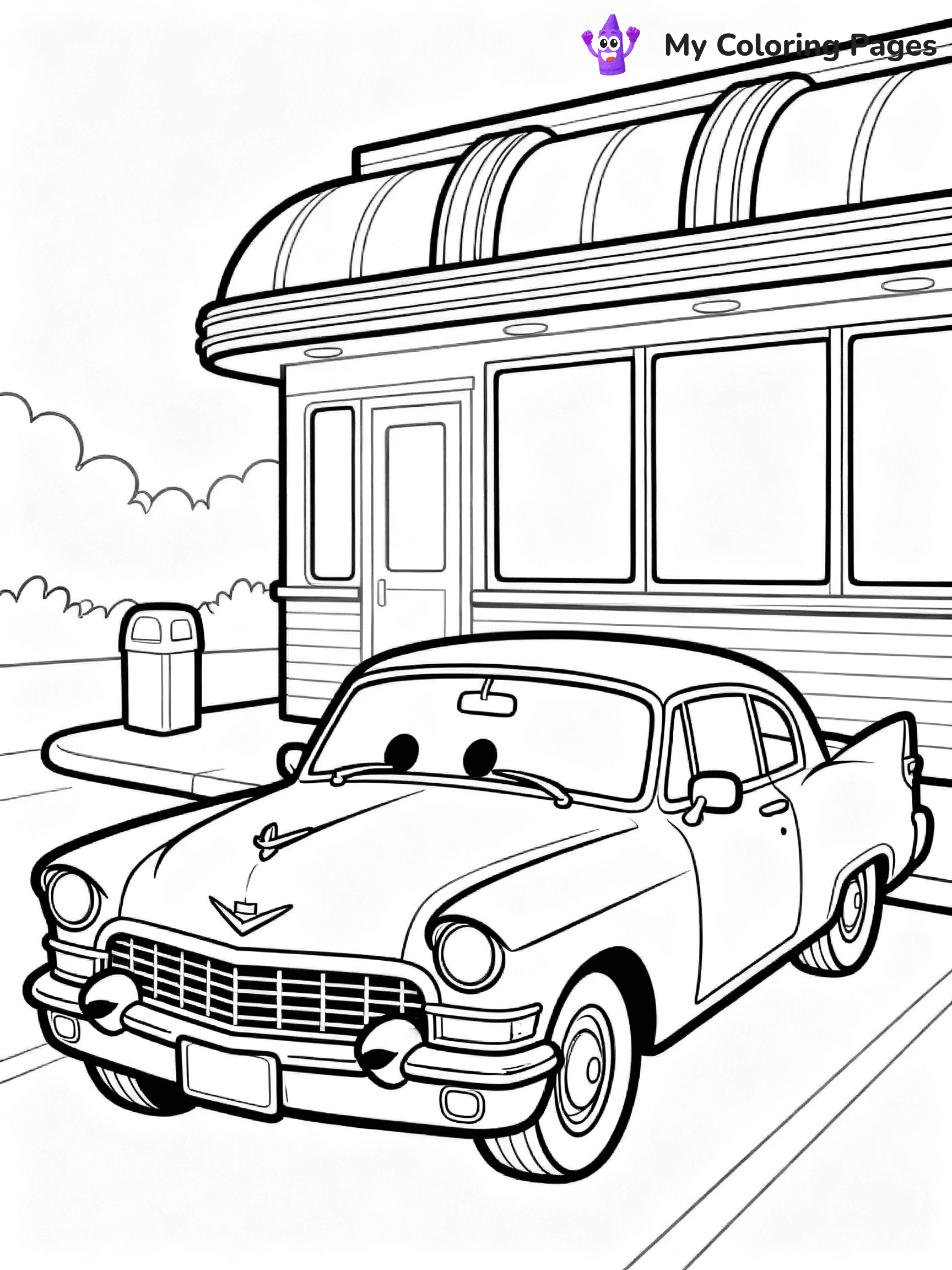 Classic Car Coloring Pages - 156