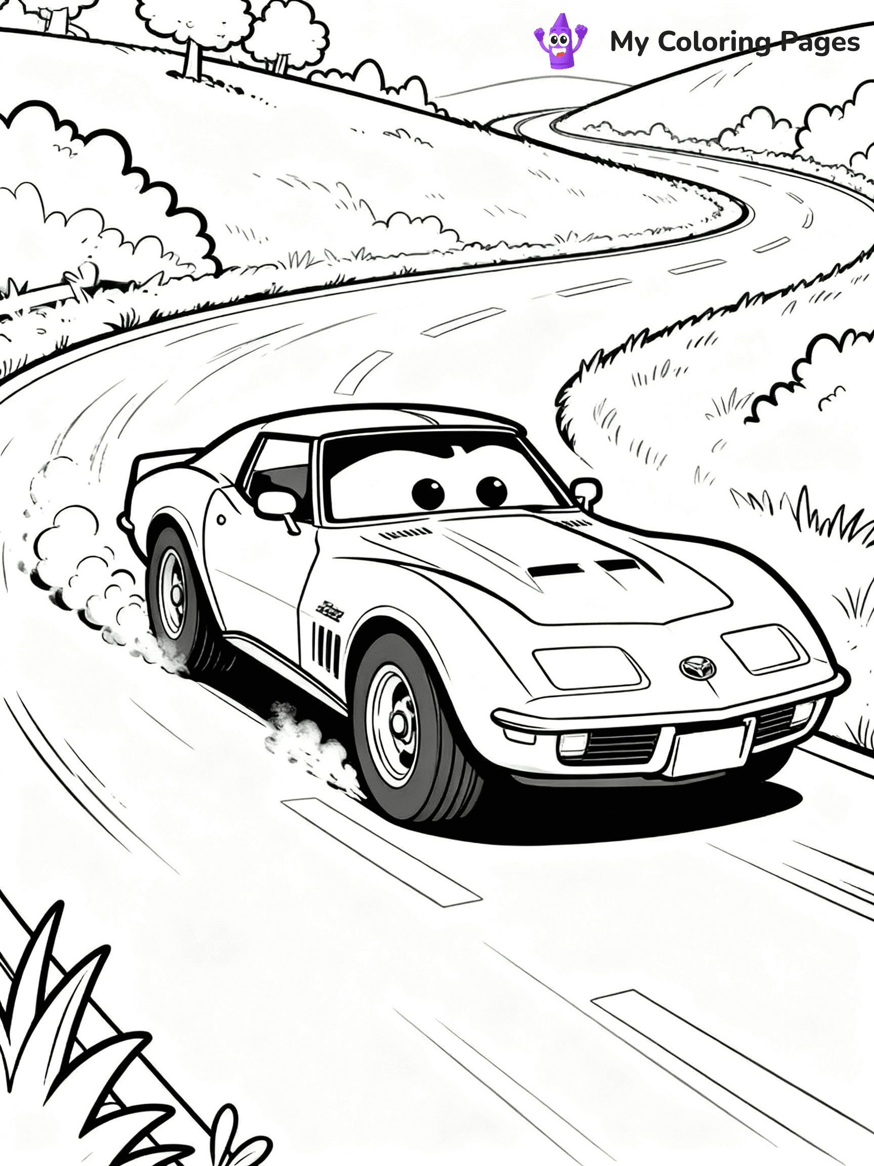 Classic Car Coloring Pages - 151