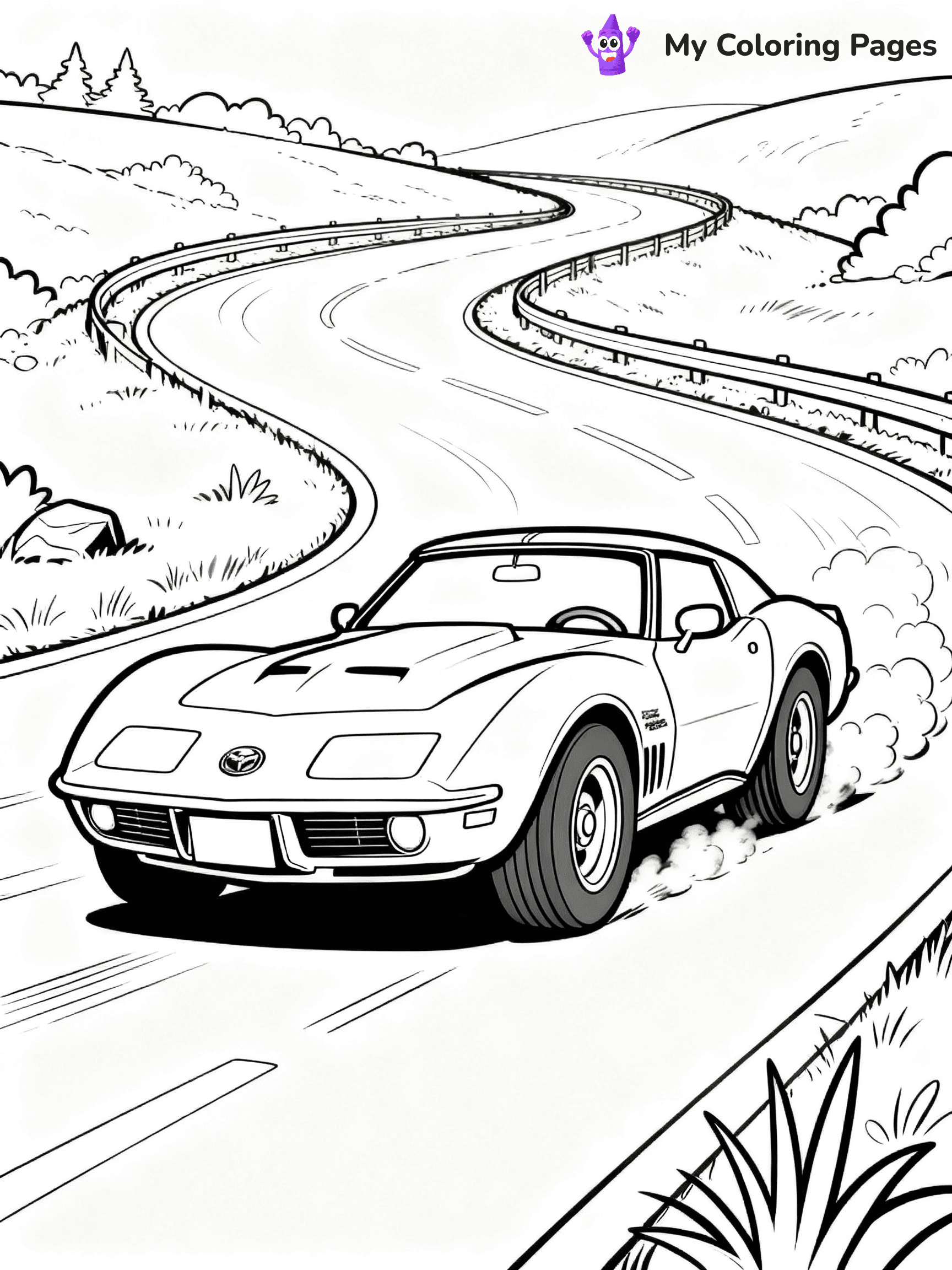 Classic Car Coloring Pages - 150