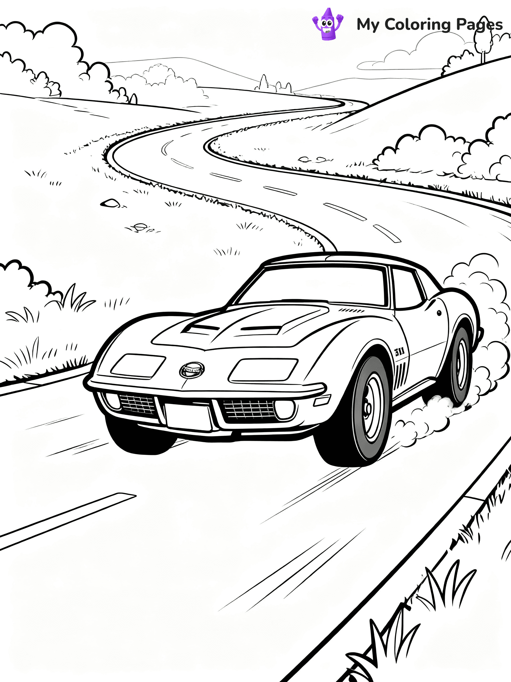 Classic Car Coloring Pages - 148