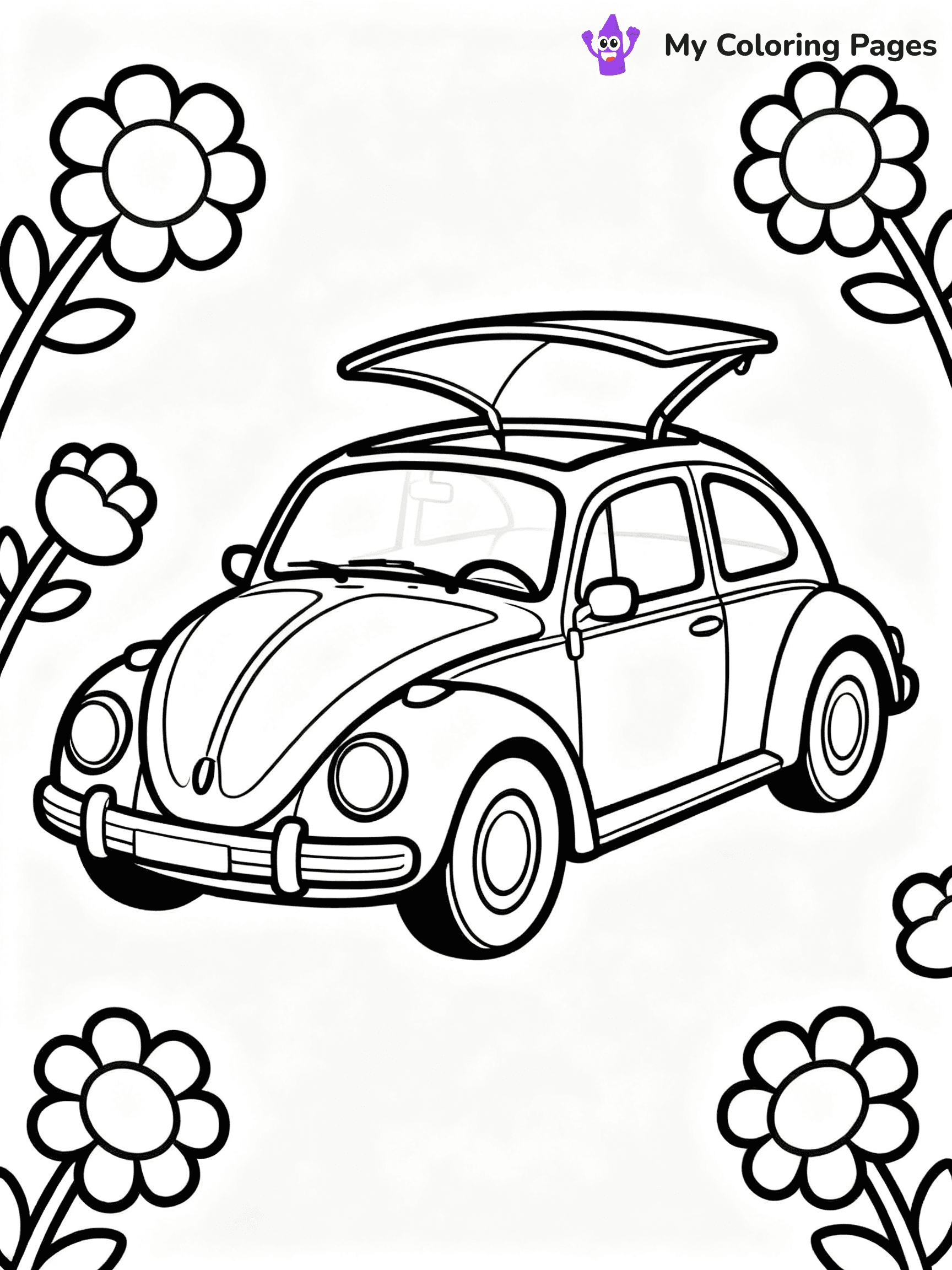 Classic Car Coloring Pages - 145