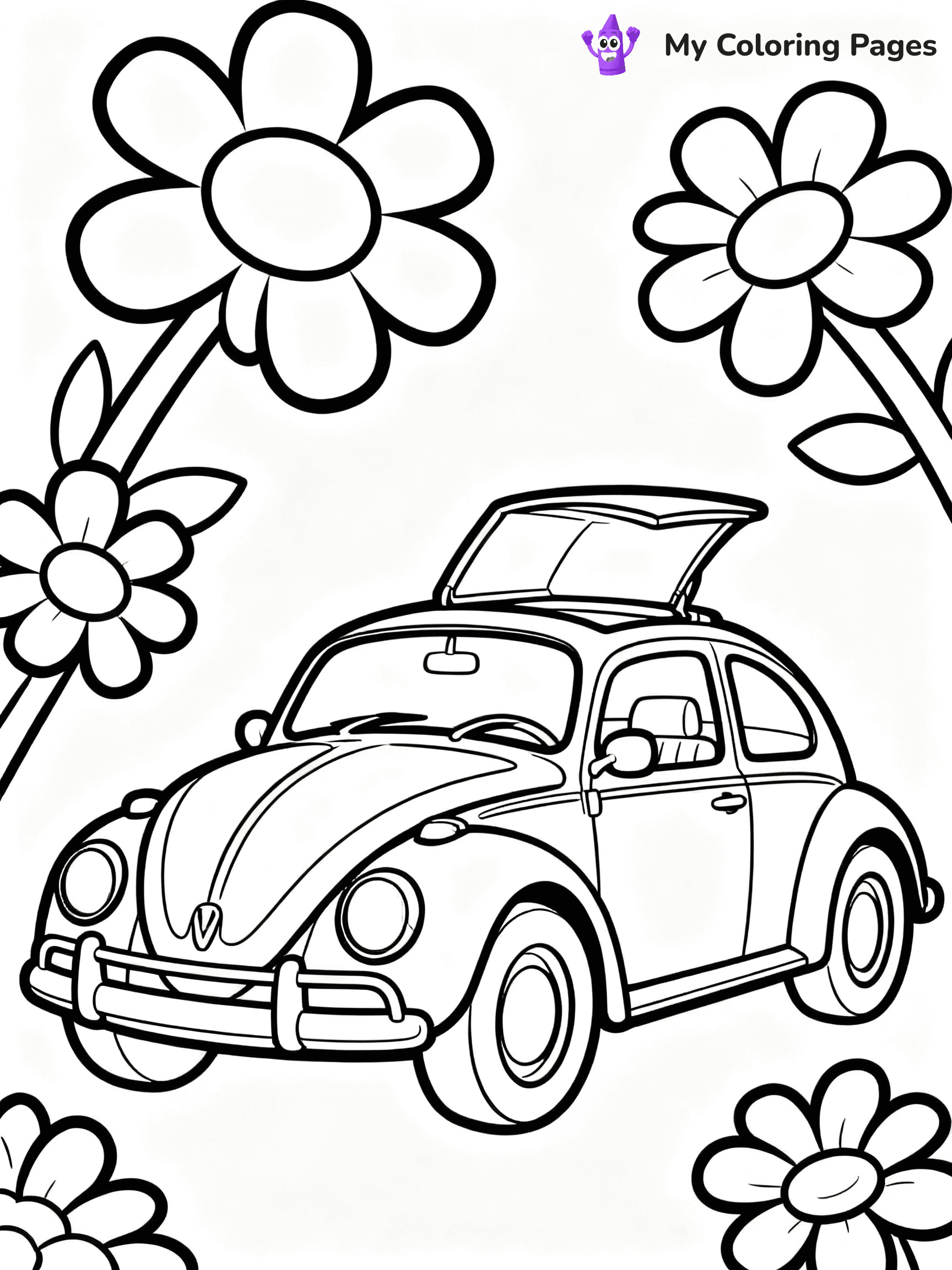 Classic Car Coloring Pages - 144