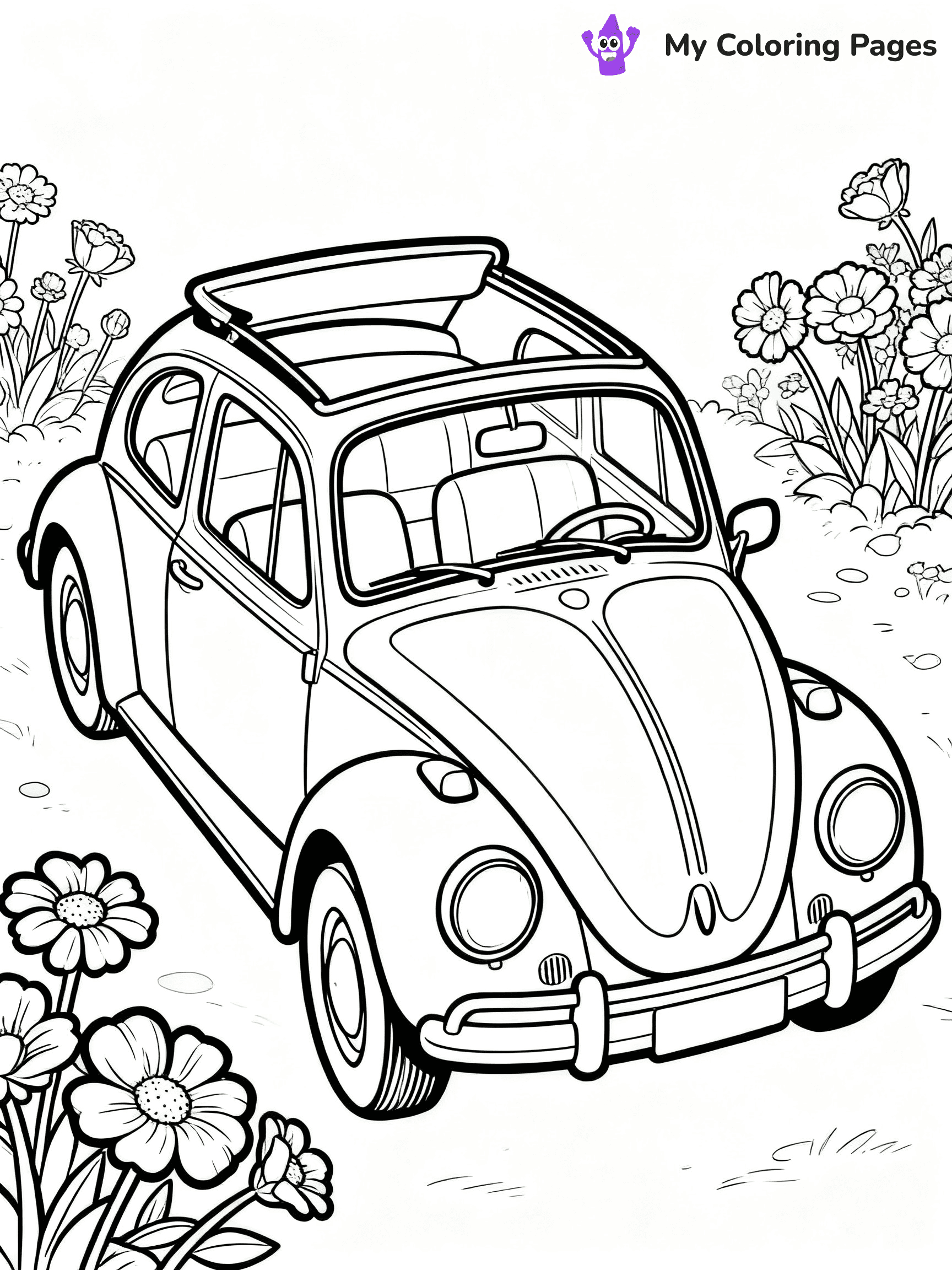 Classic Car Coloring Pages - 143