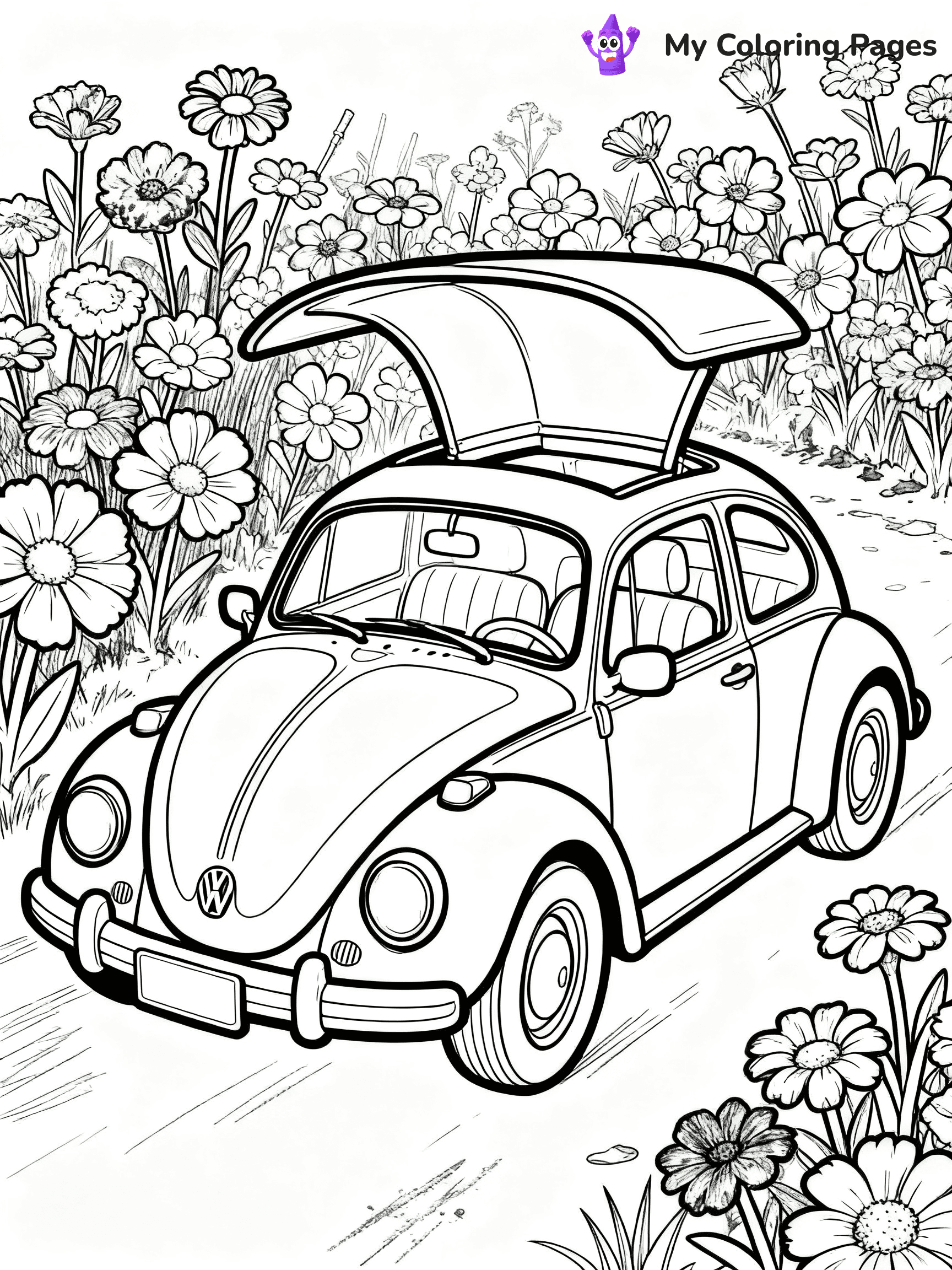 Classic Car Coloring Pages - 142