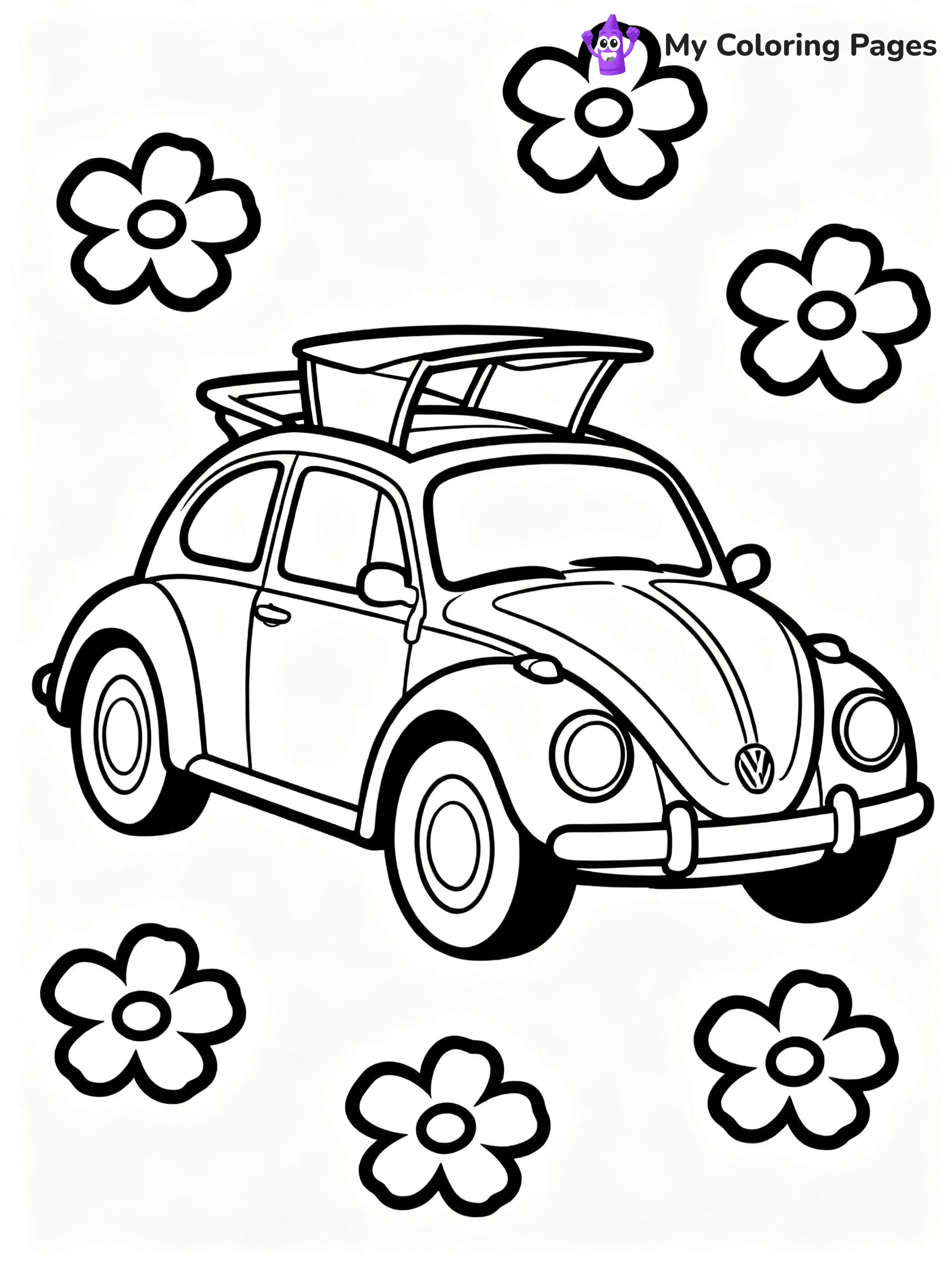 Classic Car Coloring Pages - 141
