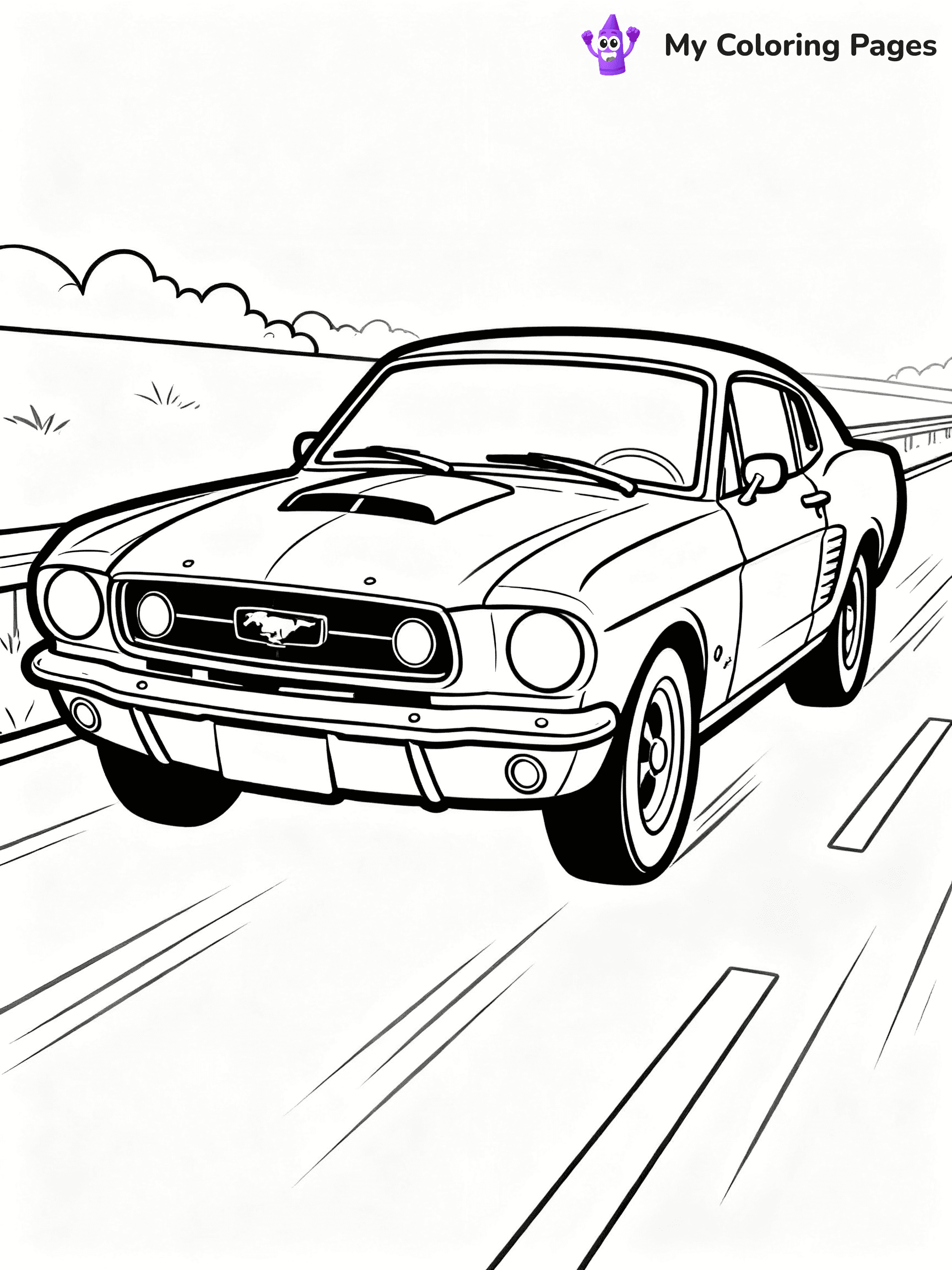 Classic Car Coloring Pages - 139