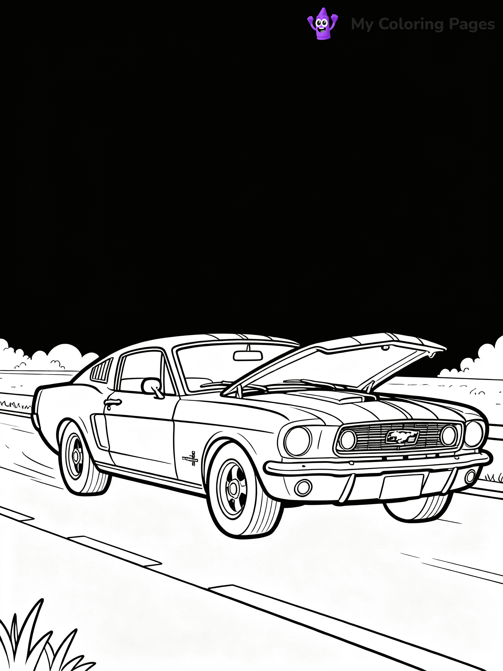 Classic Car Coloring Pages - 136