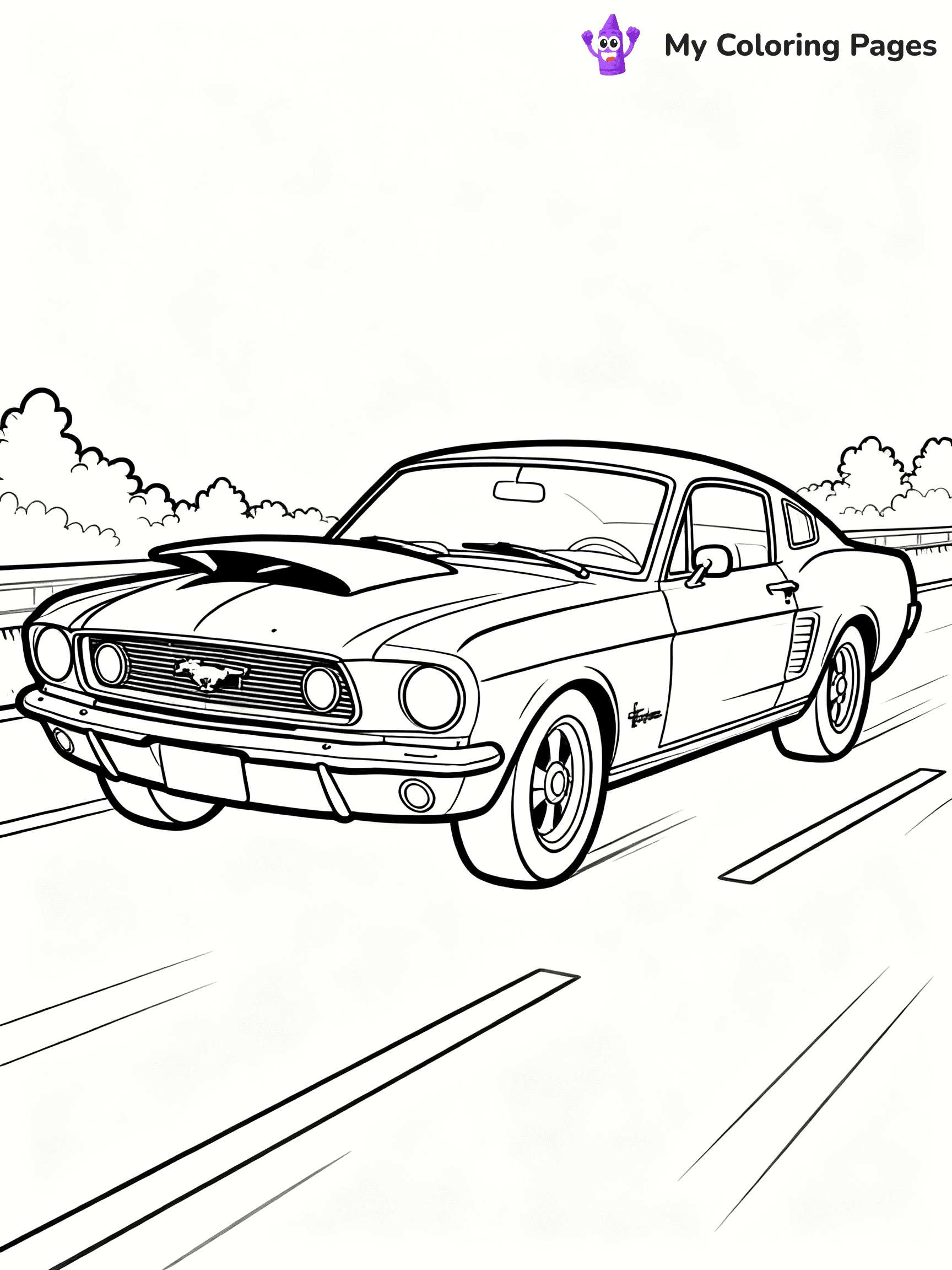 Classic Car Coloring Pages - 135